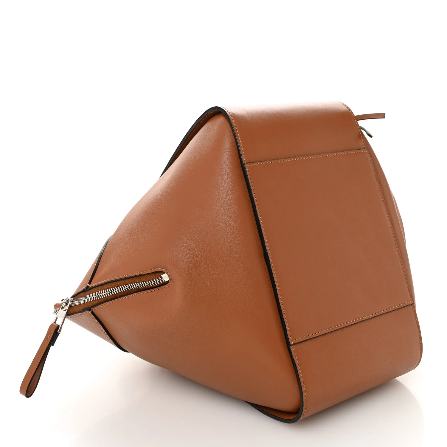 Calfskin Small Hammock Shoulder Bag Tan - Image 4
