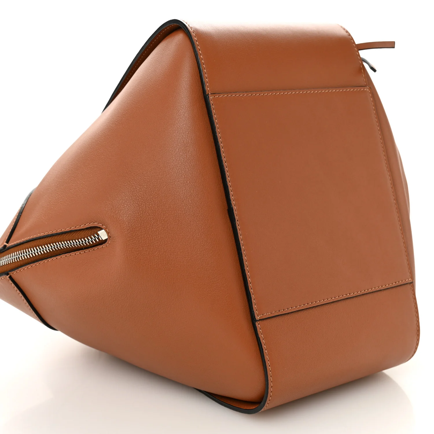 Calfskin Small Hammock Shoulder Bag Tan - Image 9