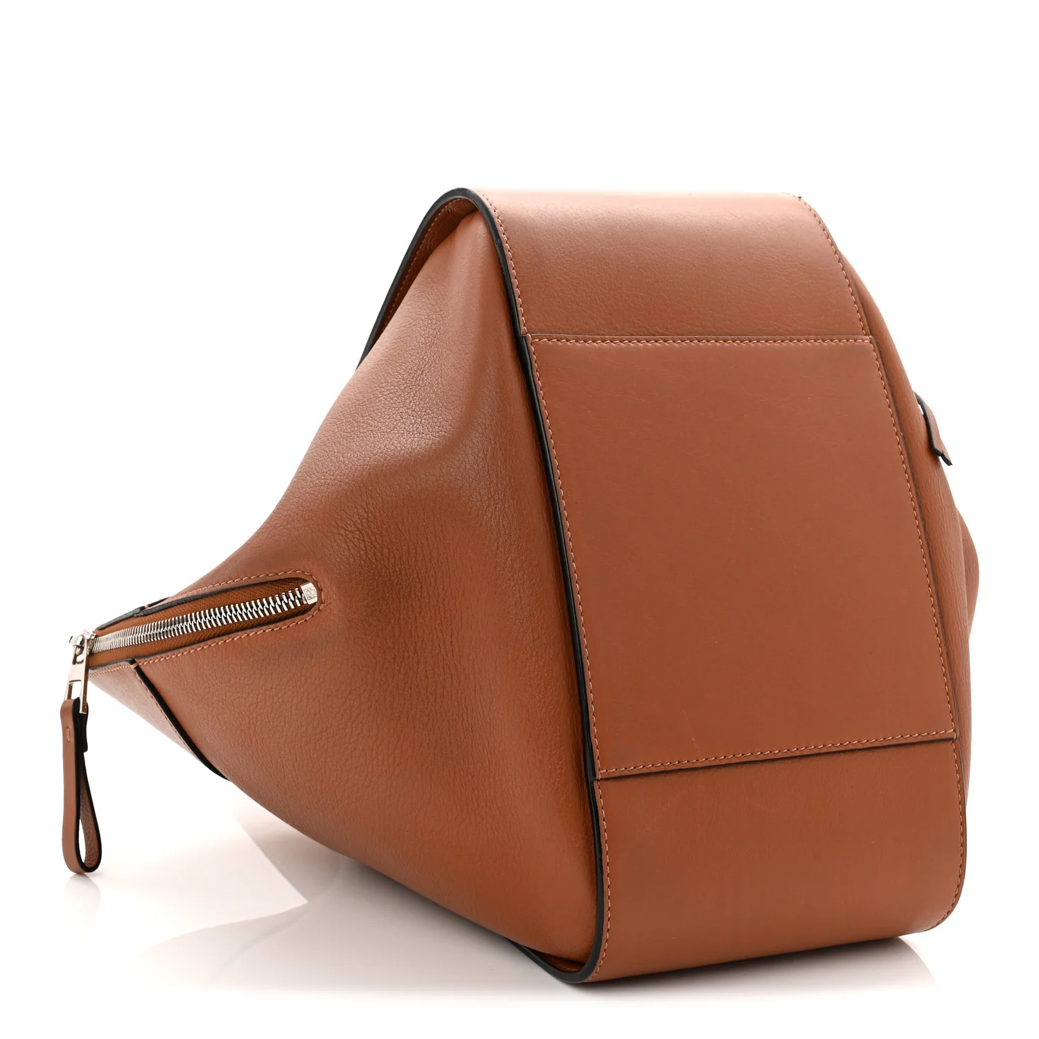 Calfskin Small Hammock Shoulder Bag Tan - Image 7