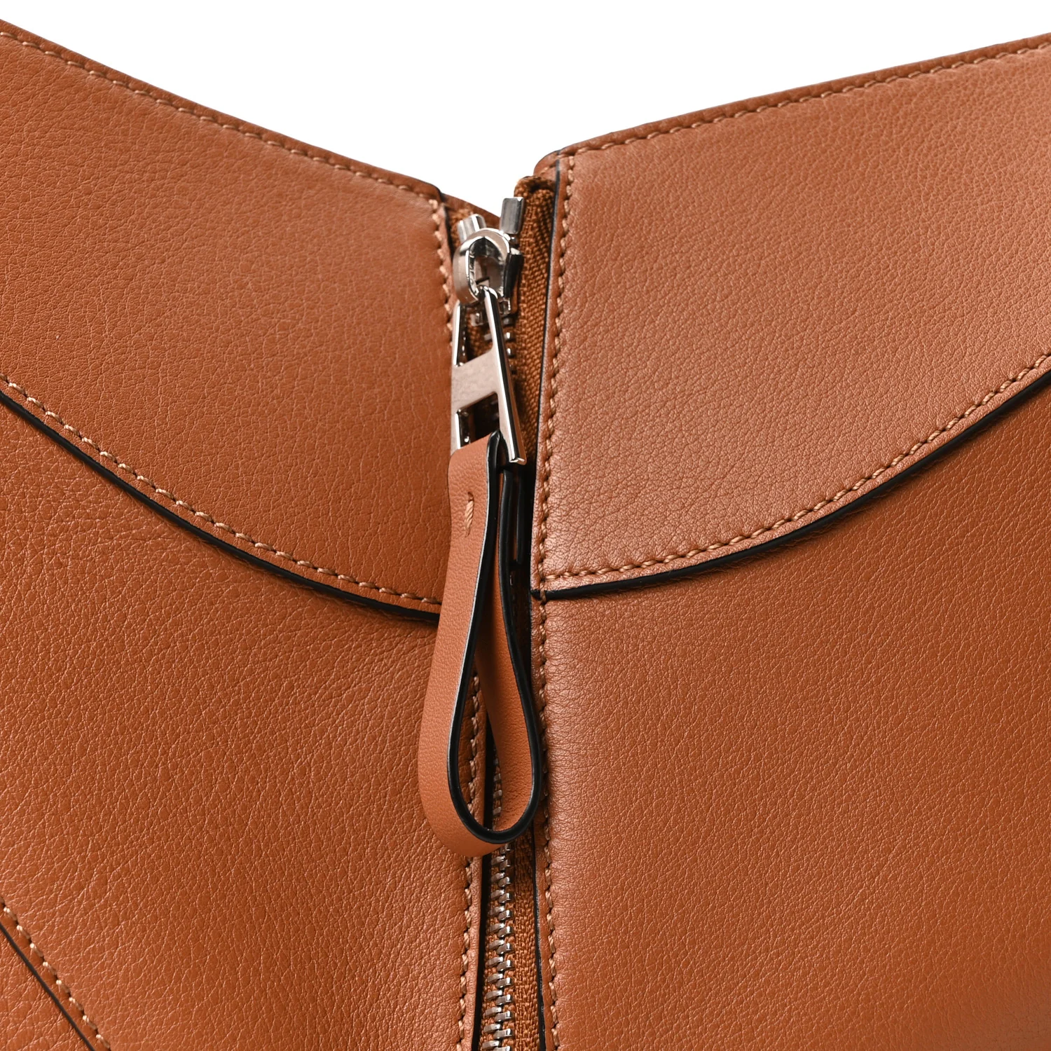 Calfskin Small Hammock Shoulder Bag Tan - Image 8