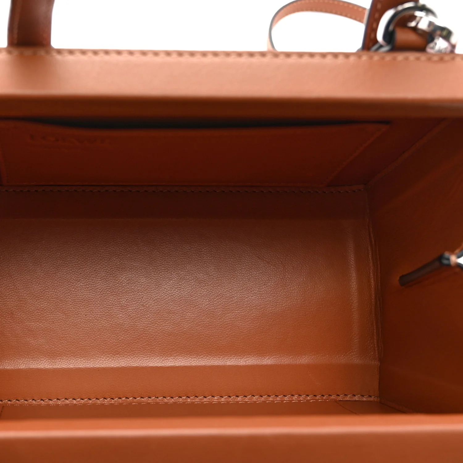 Calfskin Small Postal Bag Pastel Pink Tan - Image 5