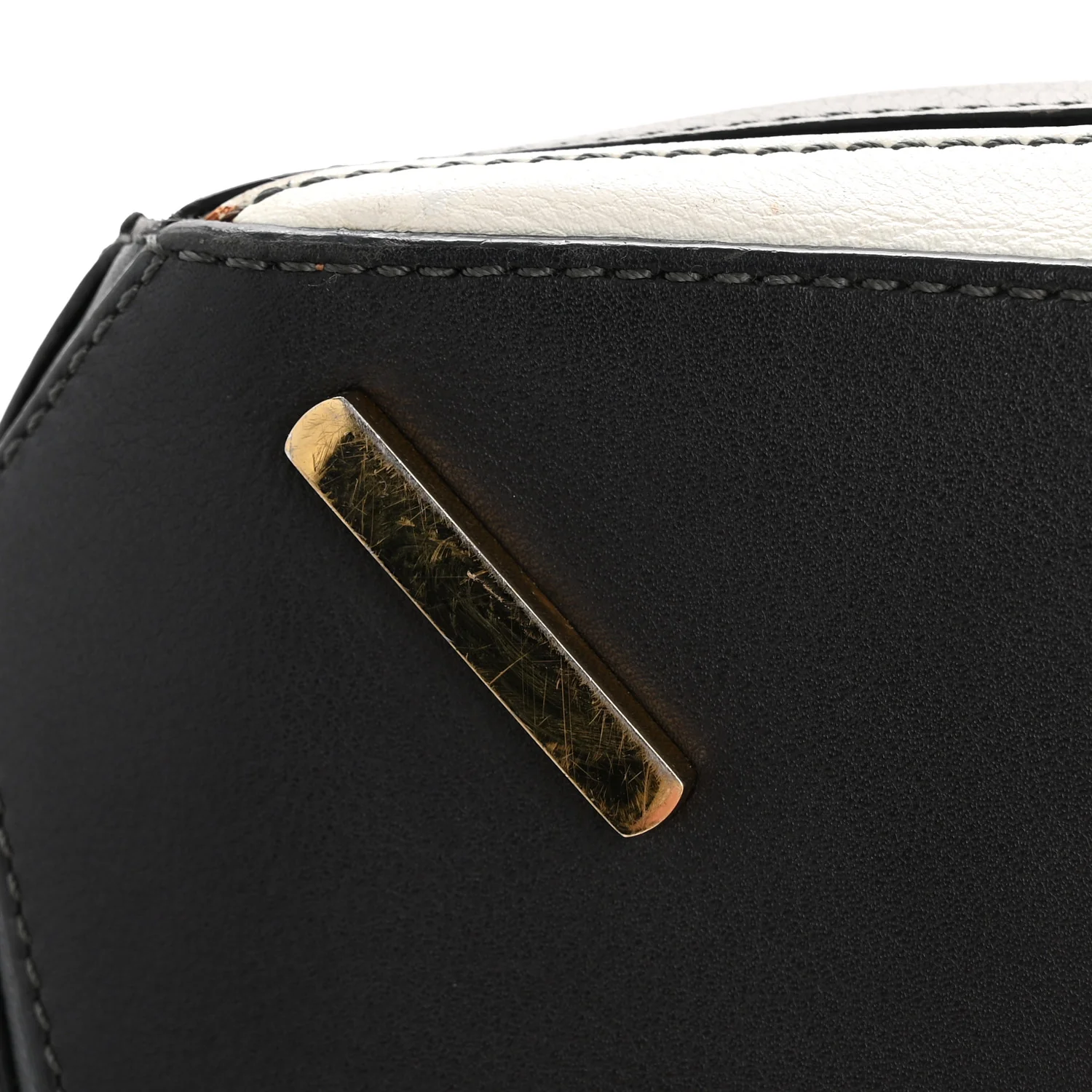 Calfskin Small Puzzle Bag Grey Multitone - Image 14
