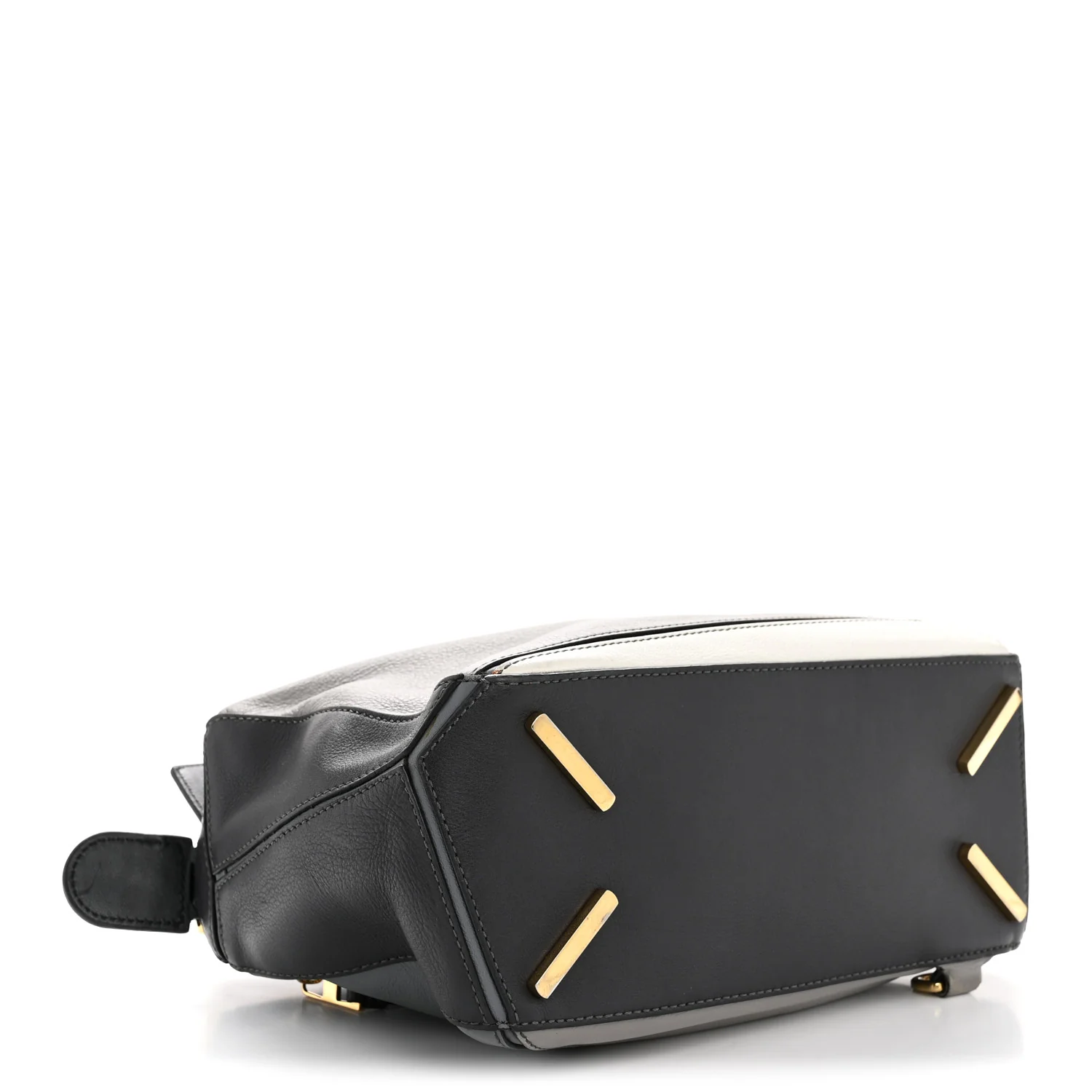 Calfskin Small Puzzle Bag Grey Multitone - Image 4