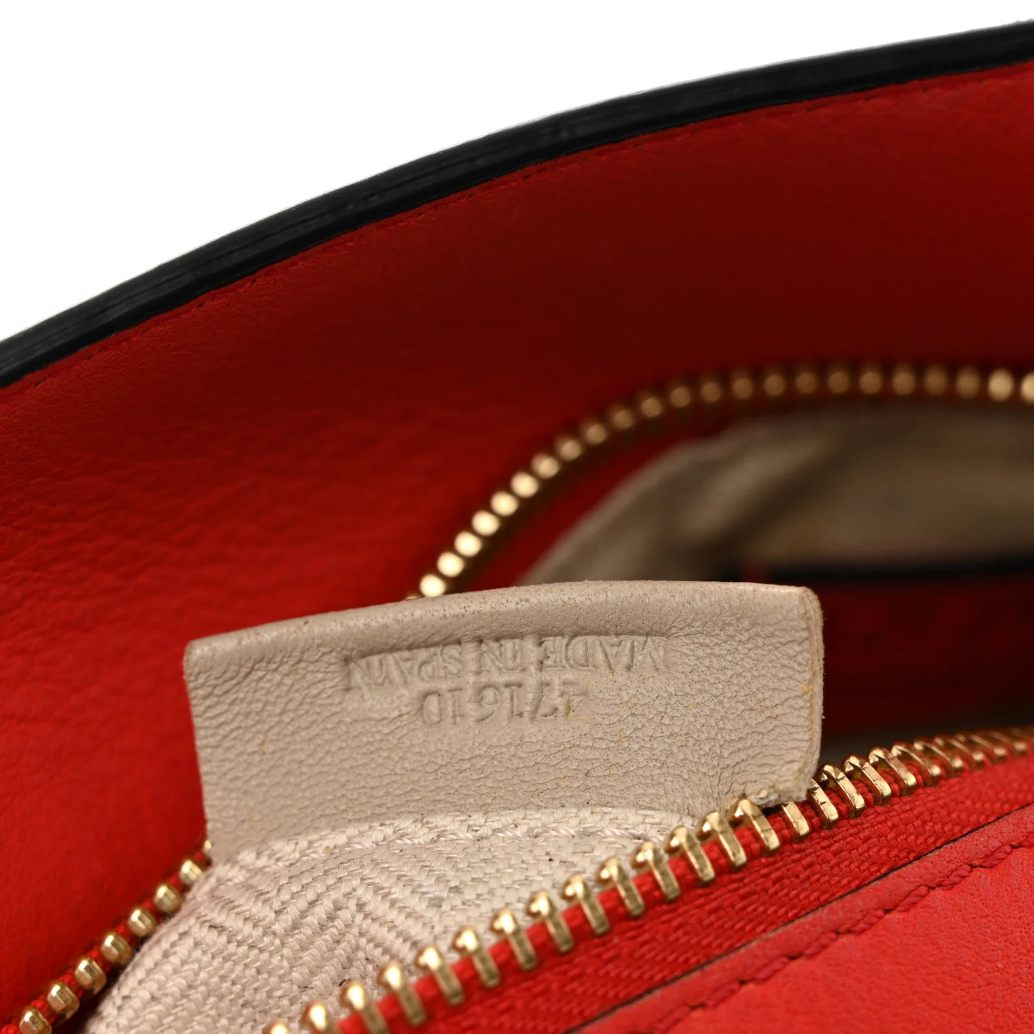 Calfskin Small Puzzle Bag Scarlet - Image 7