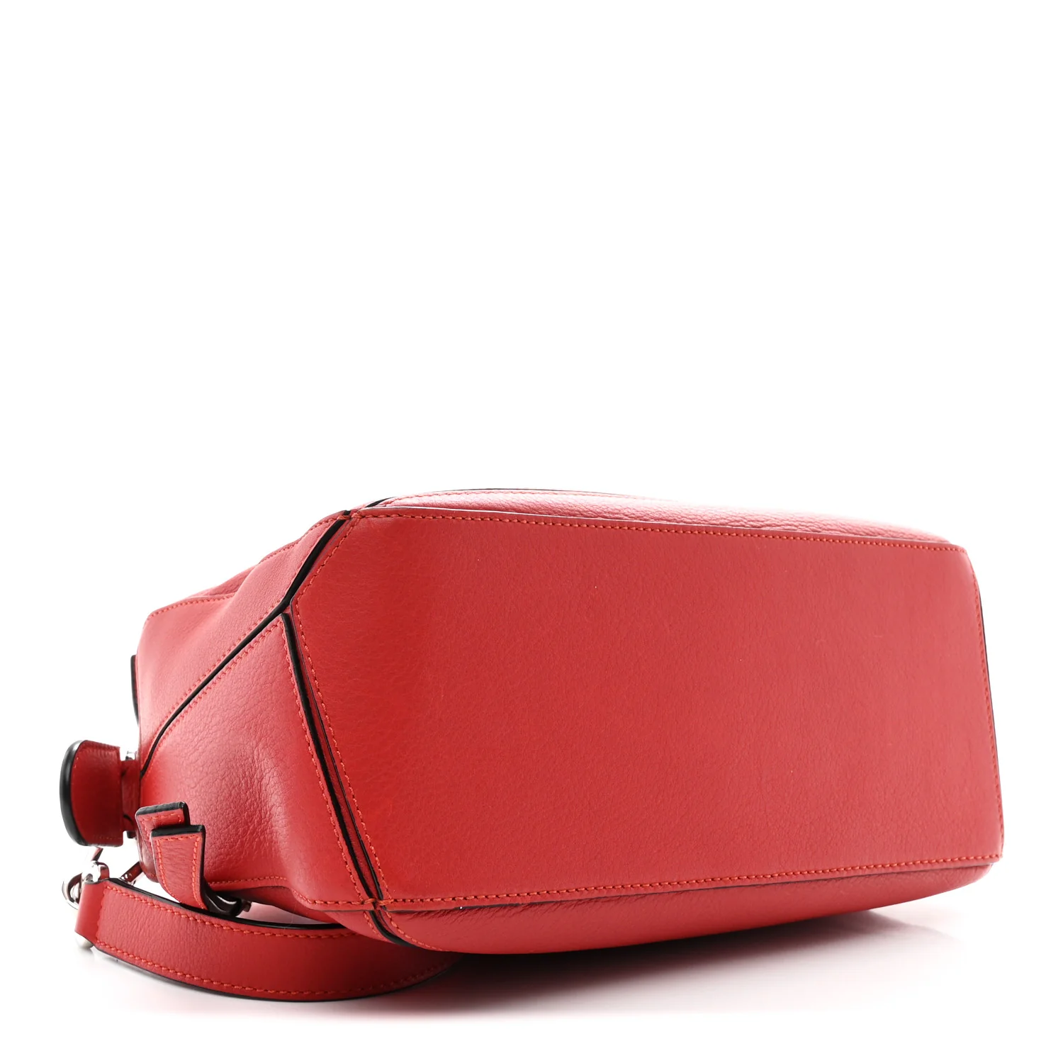 Calfskin Small Puzzle Bag Scarlet - Image 4