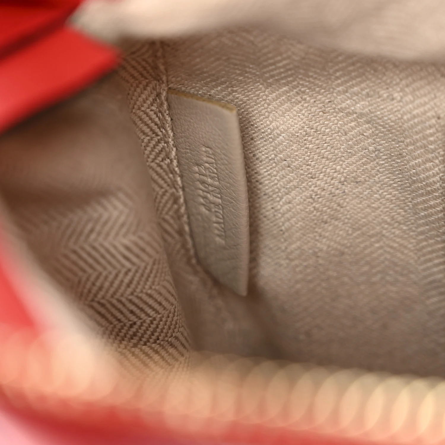 Calfskin Small Puzzle Bag Scarlet - Image 7