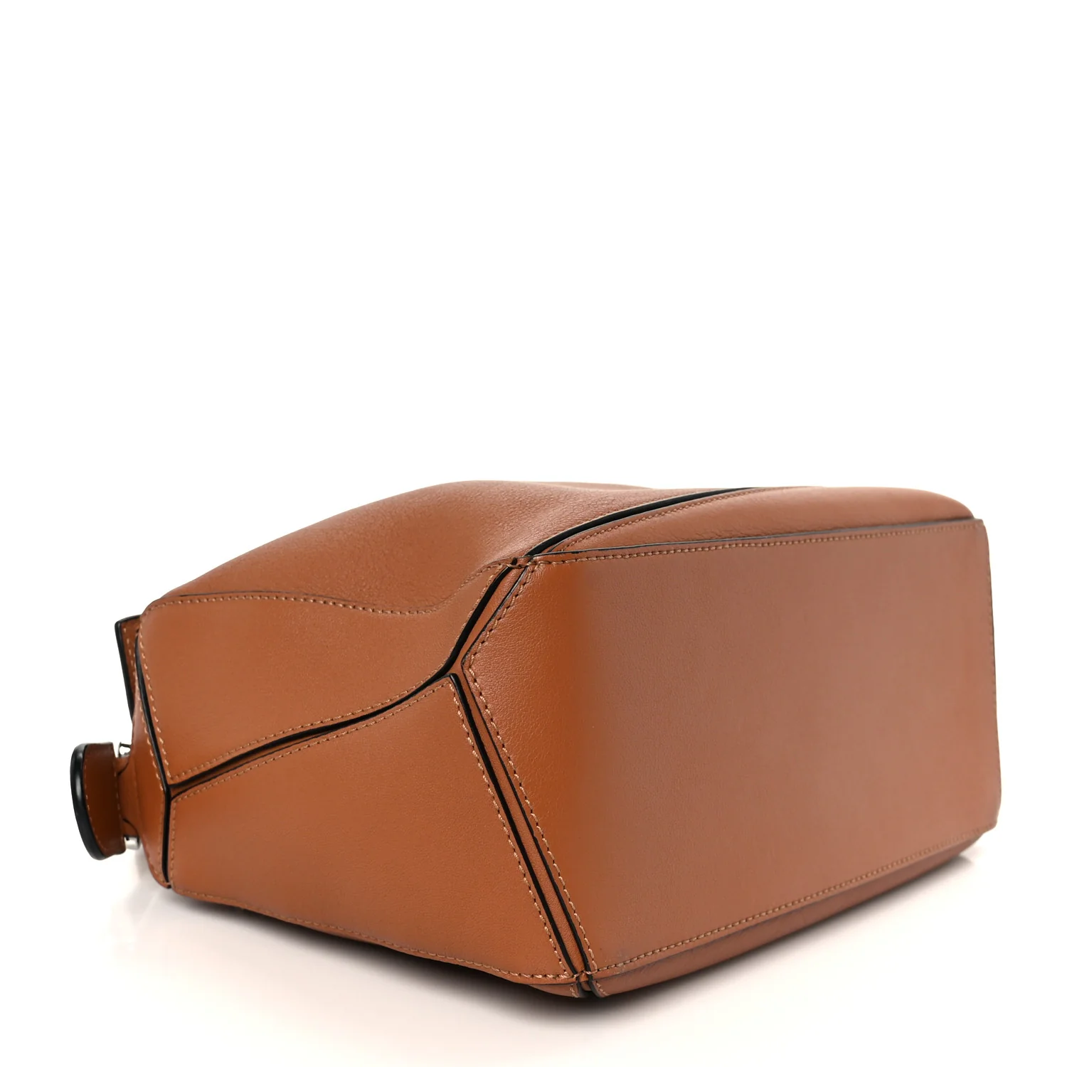 Calfskin Small Puzzle Bag Tan - Image 4