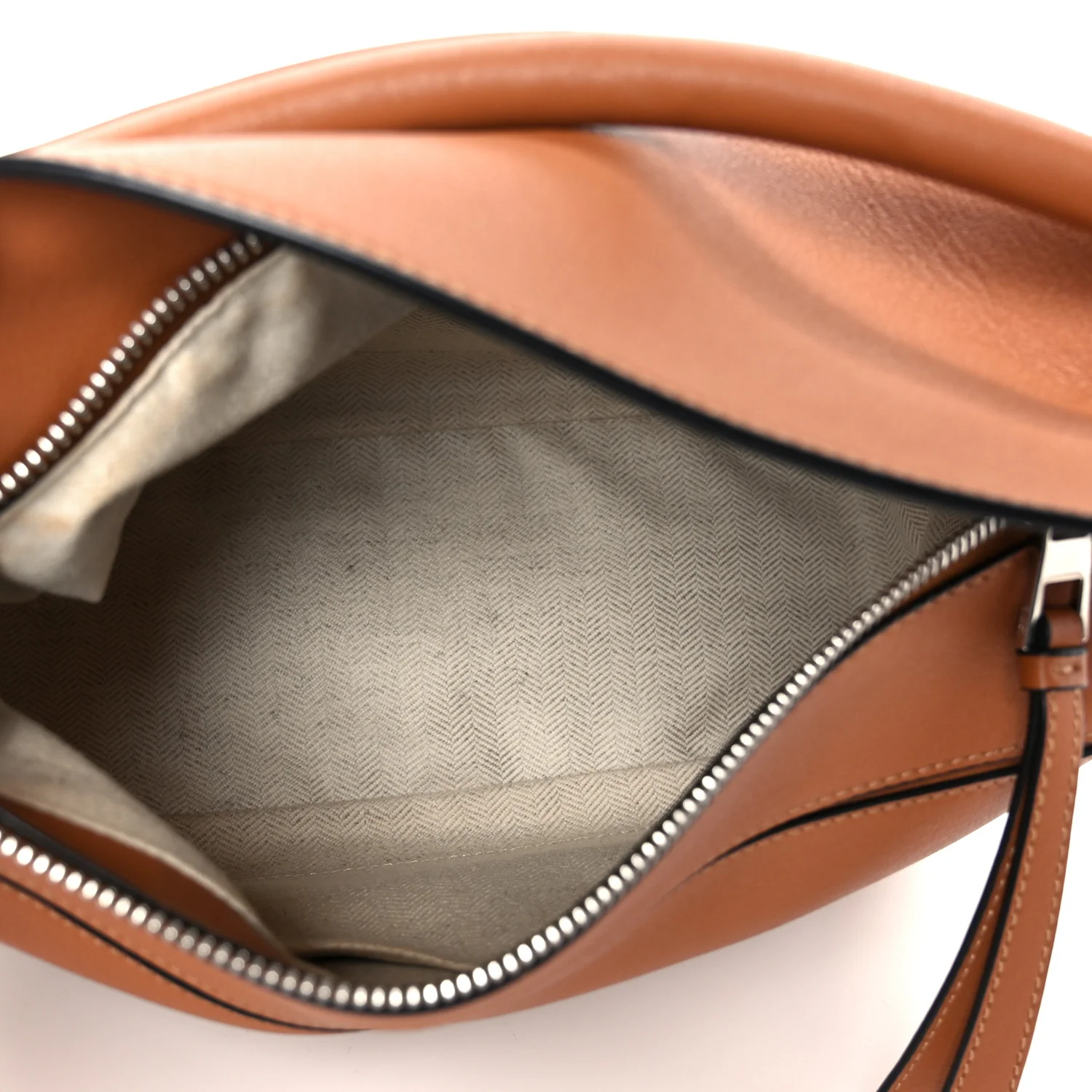 Calfskin Small Puzzle Bag Tan - Image 5