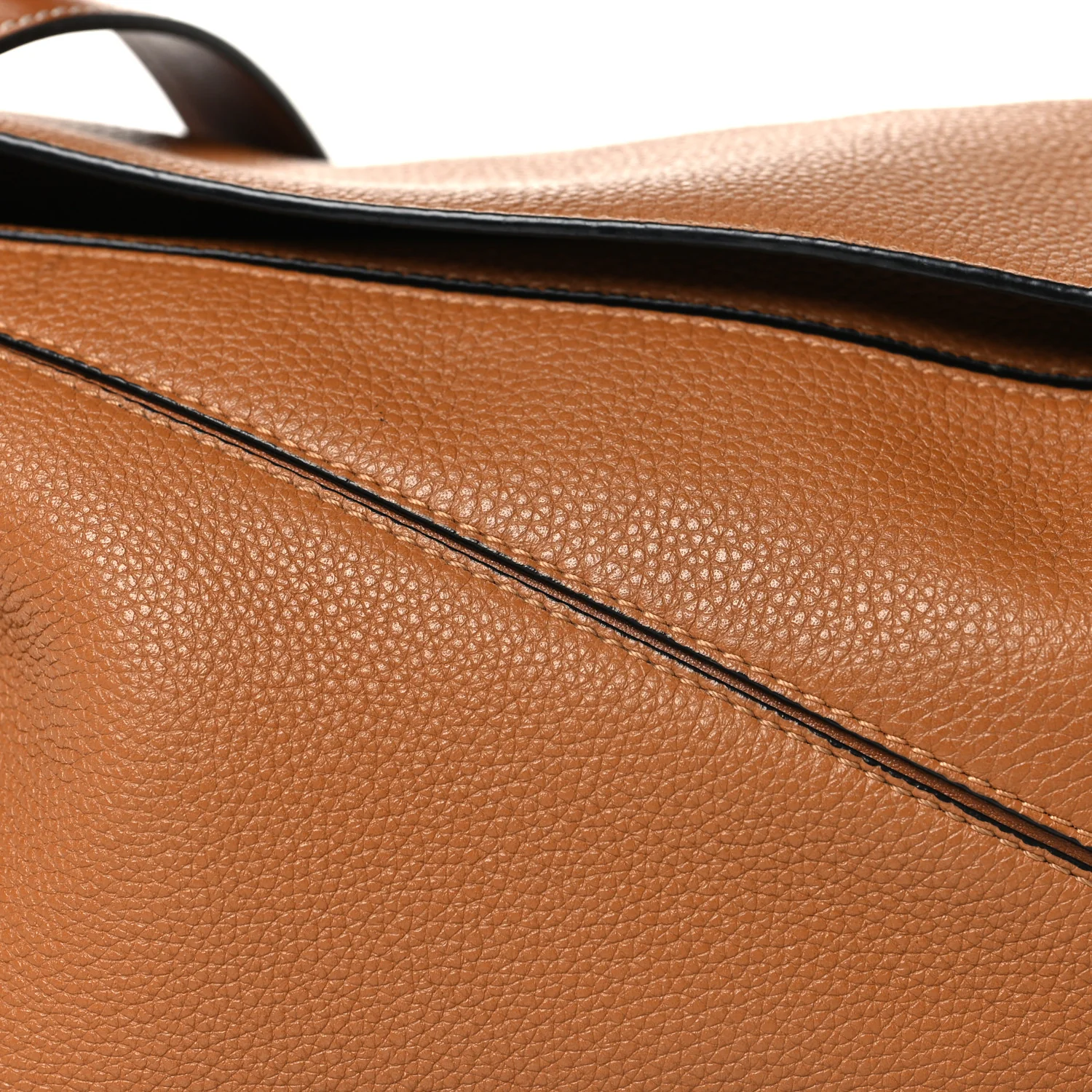 Calfskin Small Puzzle Bag Tan - Image 7