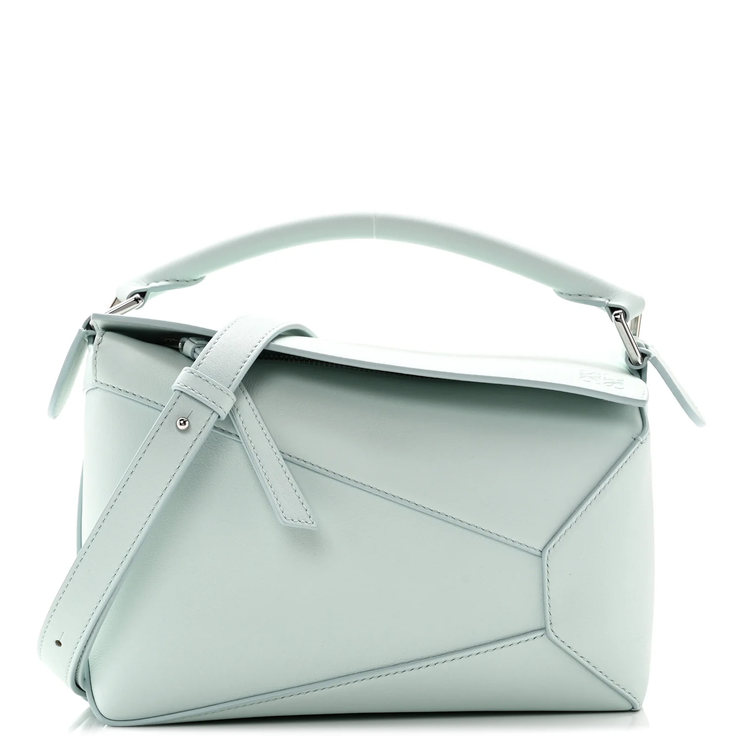 Calfskin Small Puzzle Edge Bag Frozen - Image 7
