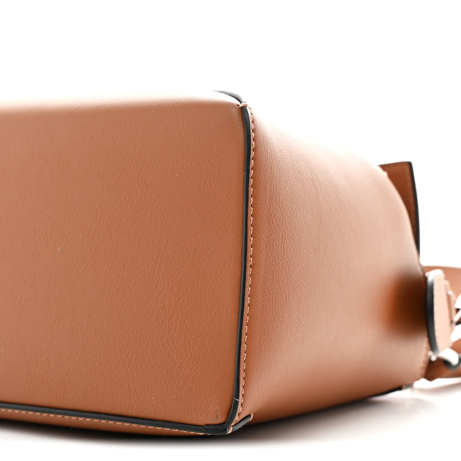 Calfskin Small Puzzle Edge Bag Tan - Image 18