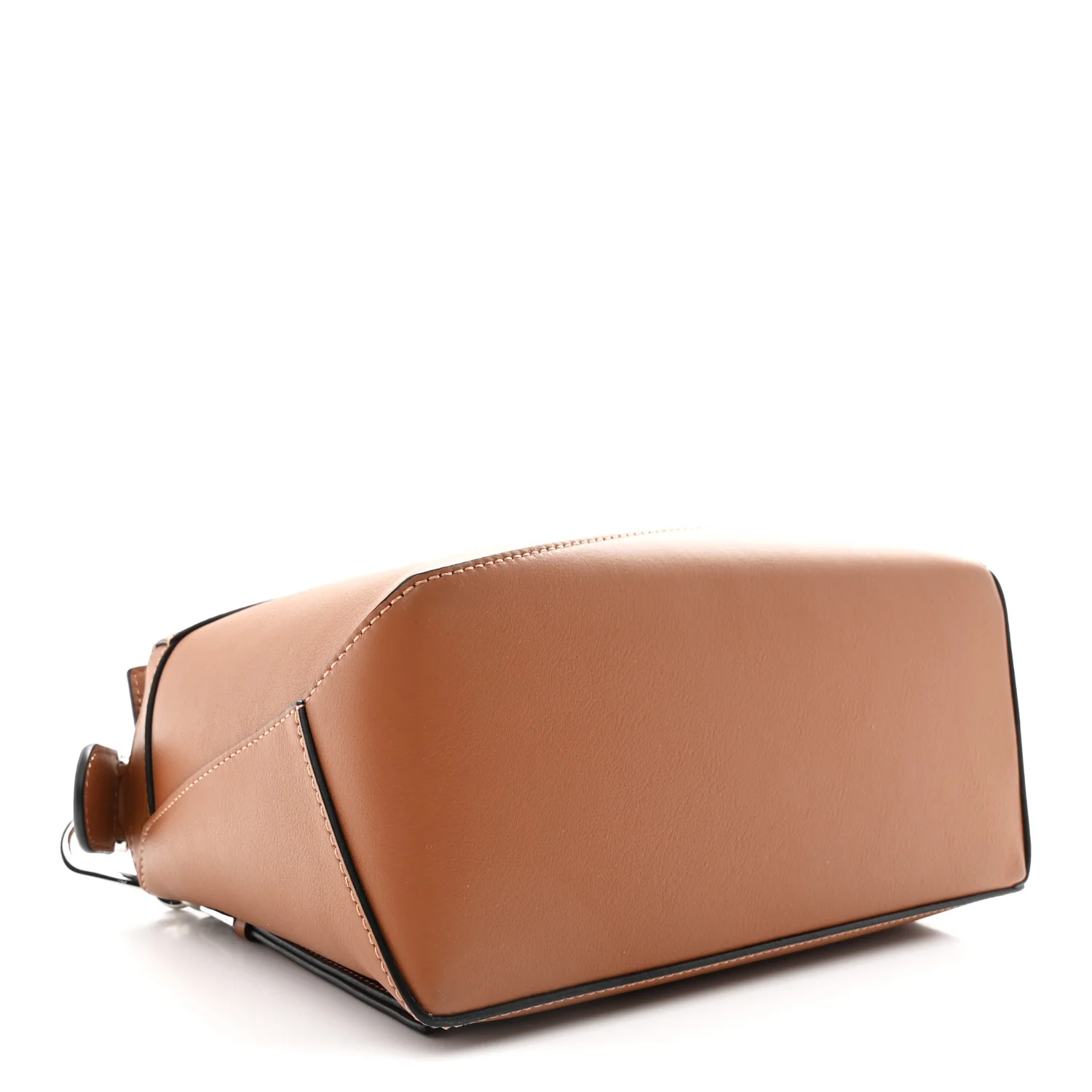 Calfskin Small Puzzle Edge Bag Tan - Image 7