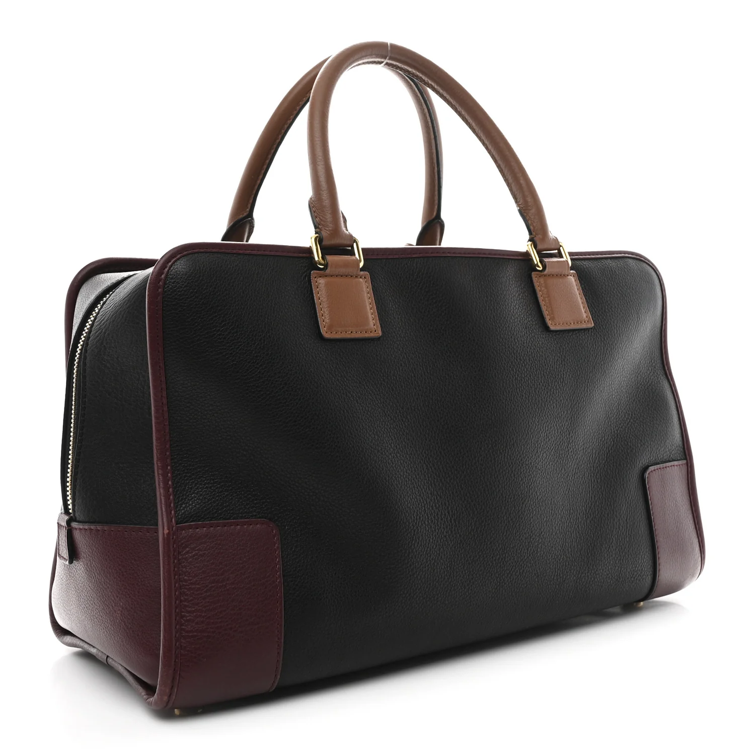 Calfskin Tri-Color Amazona 36 Black Chestnut - Image 3