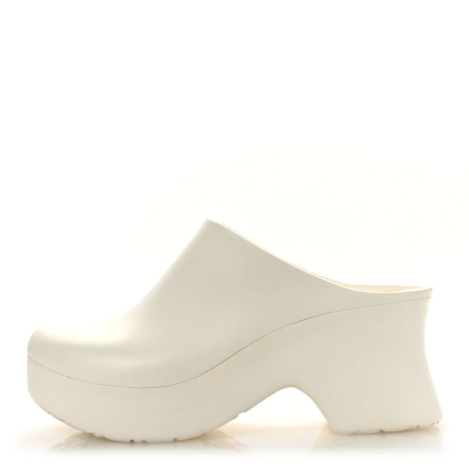 Foam Rubber Terra Clogs Sandals 39 White