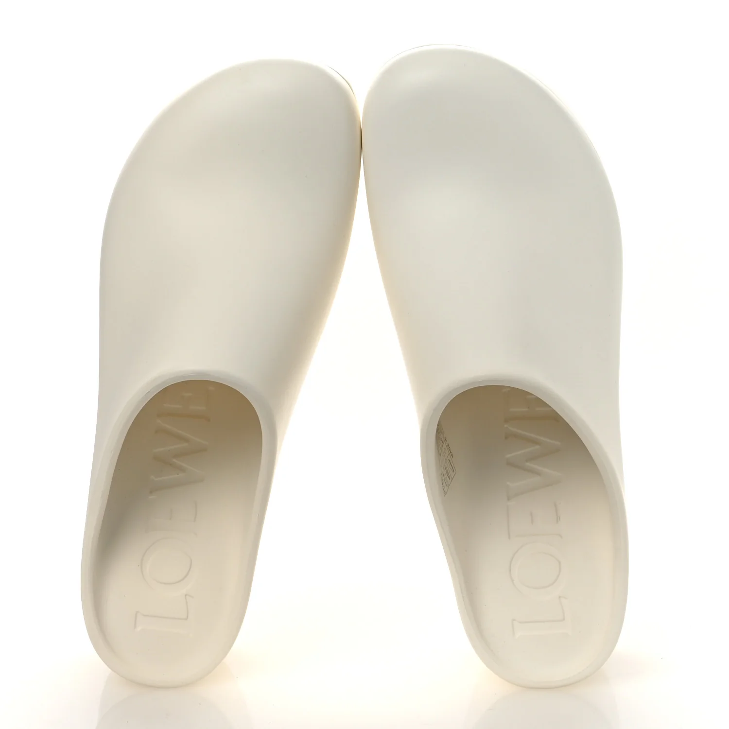 Foam Rubber Terra Clogs Sandals 39 White - Image 2