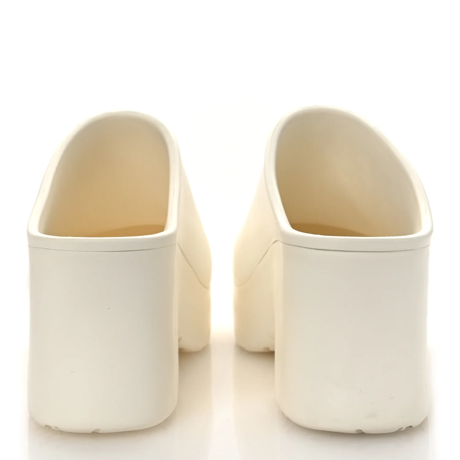 Foam Rubber Terra Clogs Sandals 39 White - Image 6