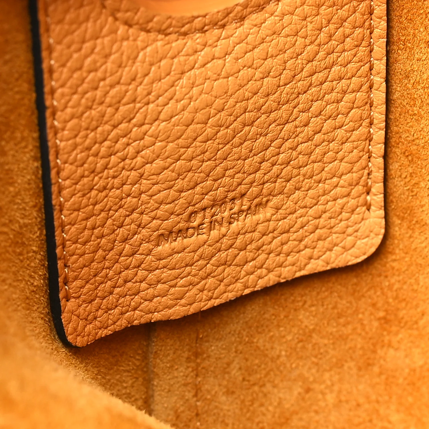 Grained Calfskin Medium Balloon Bag Saffron Yellow - Image 4