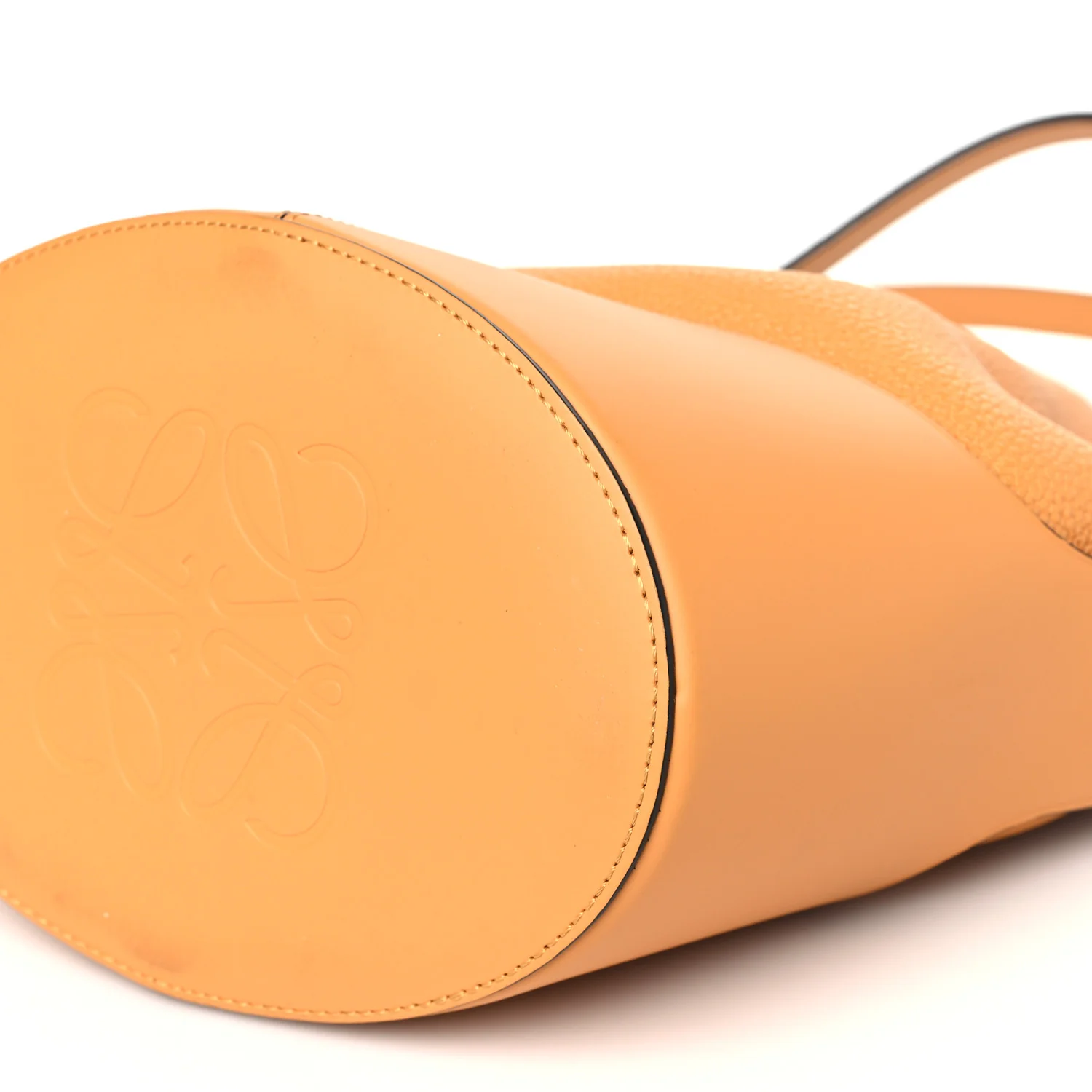Grained Calfskin Medium Balloon Bag Saffron Yellow - Image 7