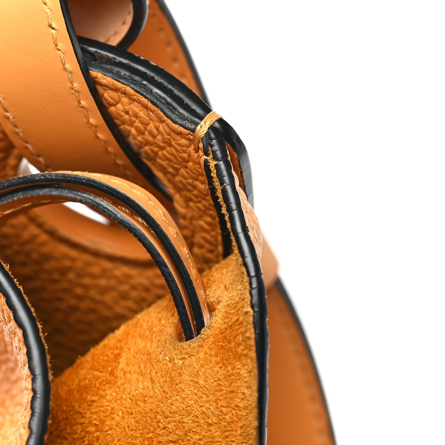 Grained Calfskin Medium Balloon Bag Saffron Yellow - Image 9