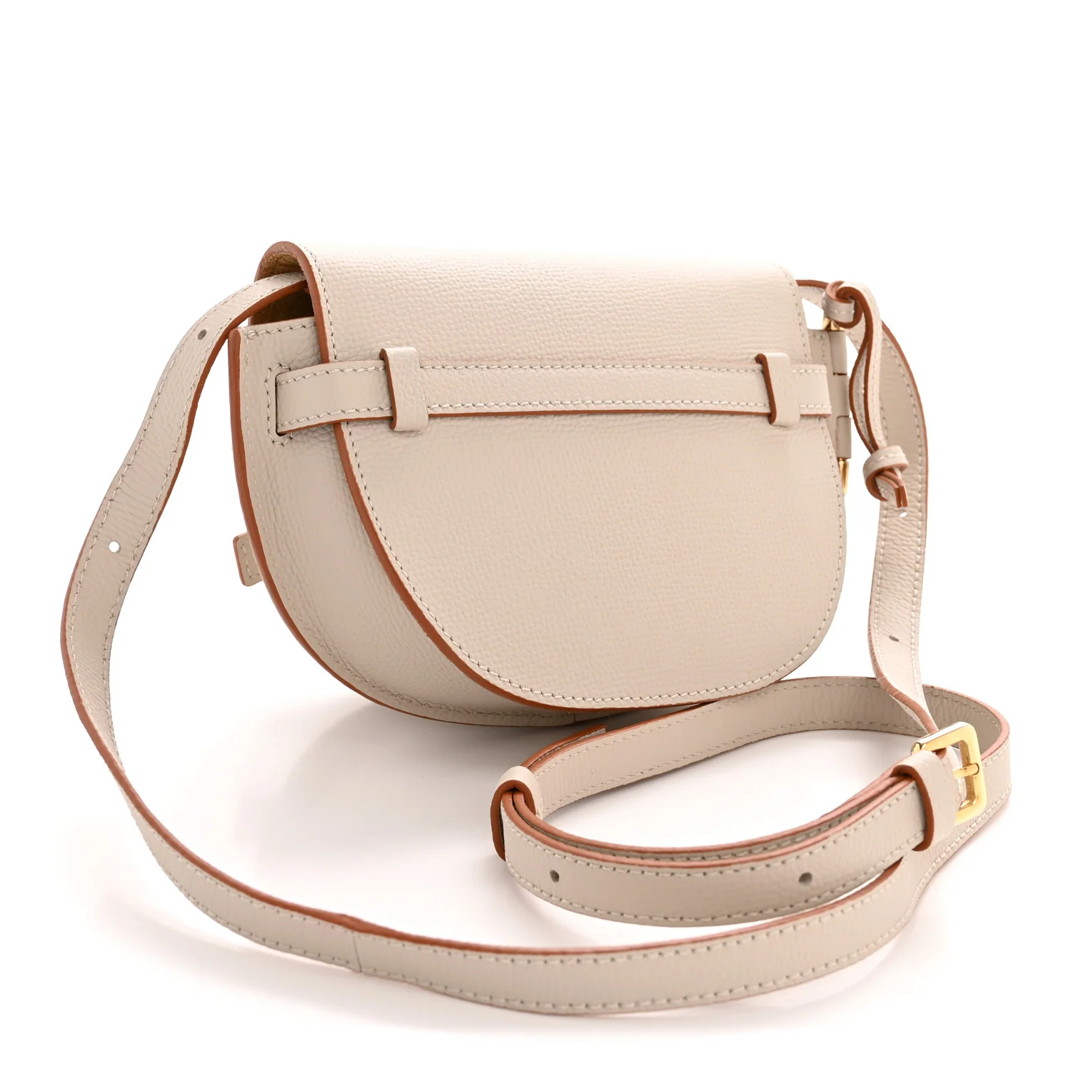 Grained Calfskin Mini Gate Dual Bag Light Ghost - Image 3