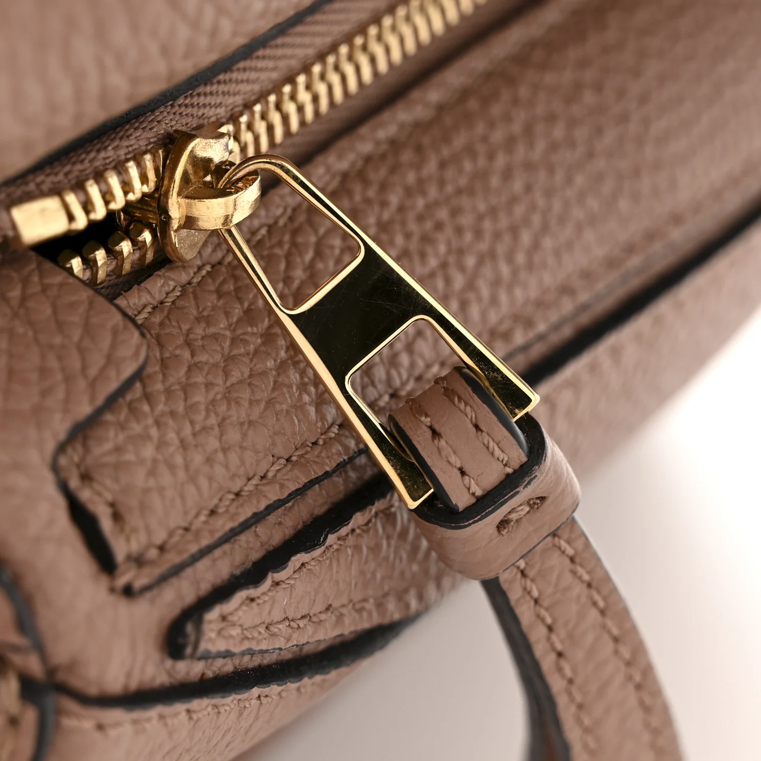 Grained Calfskin Mini Puzzle Bag Dark Blush - Image 11