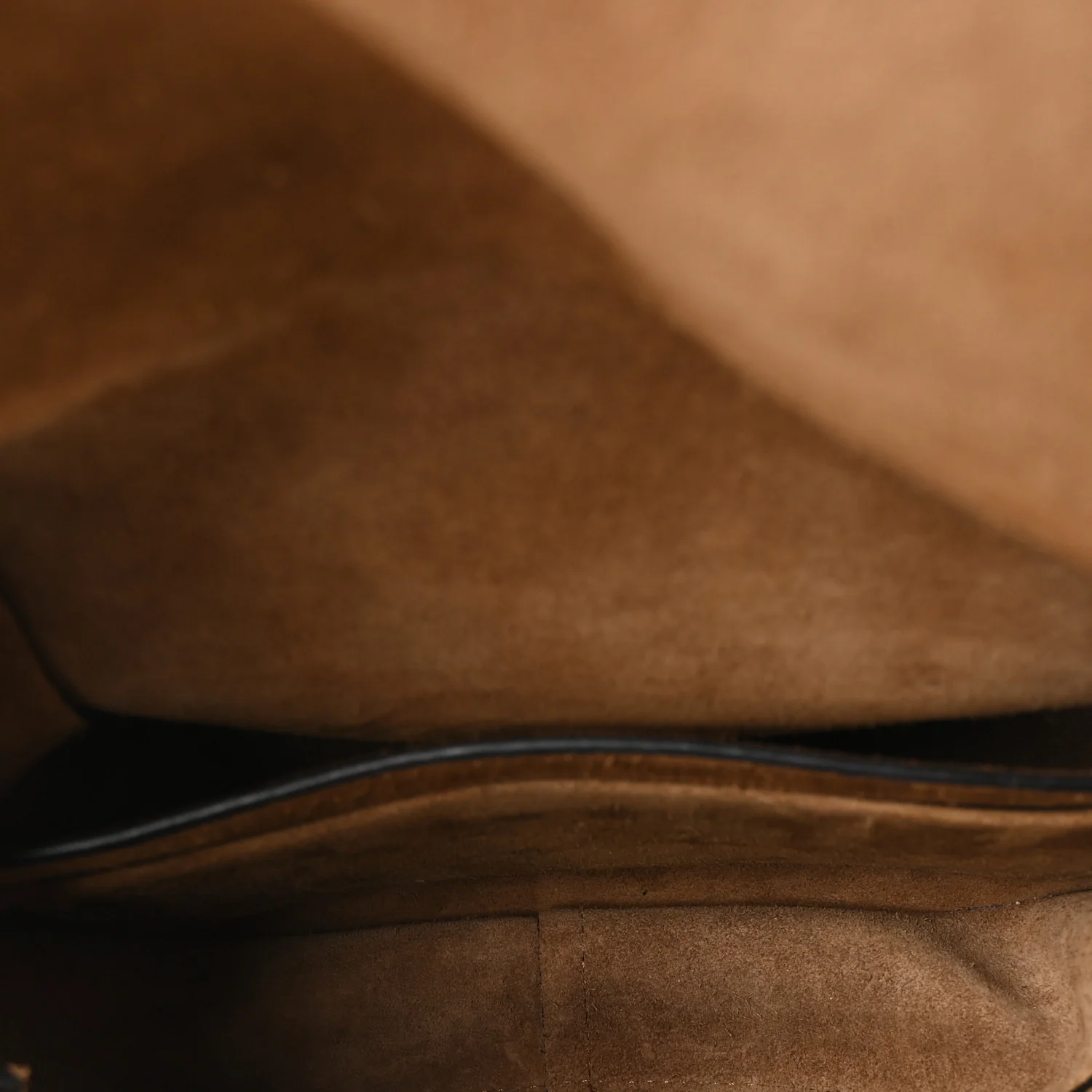 Grained Calfskin Small Gate Crossbody Bag Varsity Pecan - Image 5