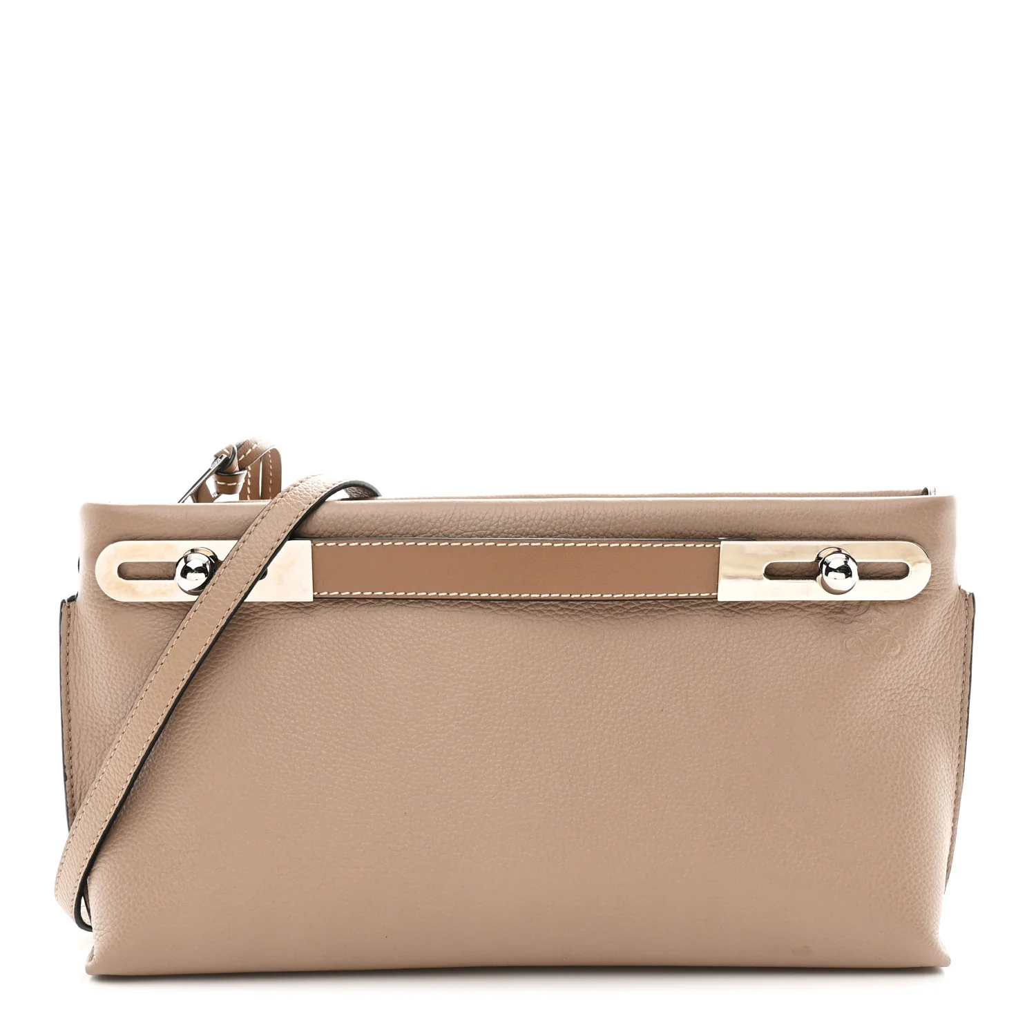 Grained Calfskin Small Missy Bag Sand