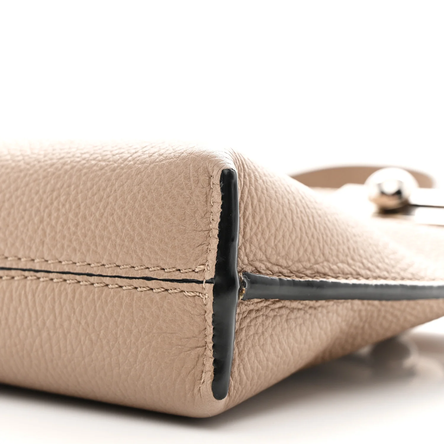 Grained Calfskin Small Missy Bag Sand - Image 9