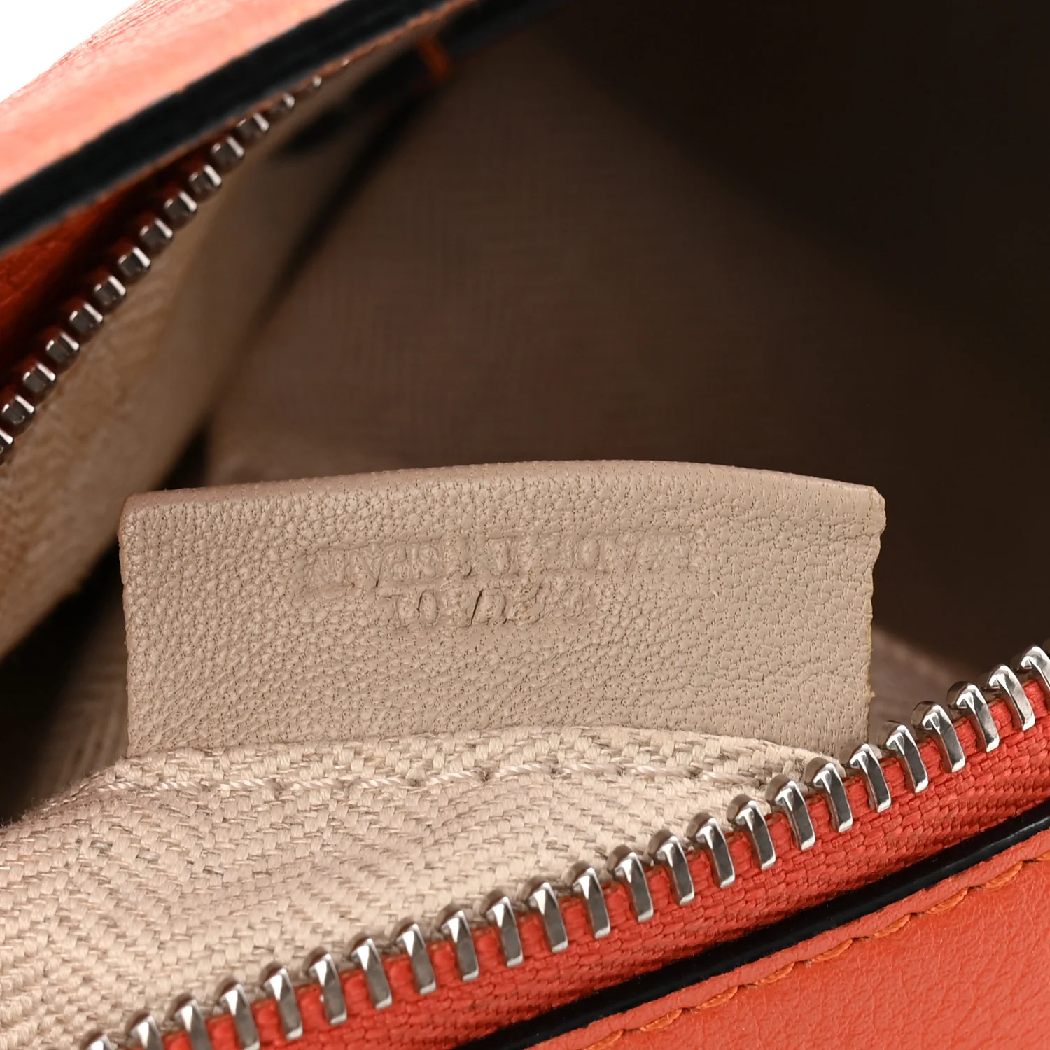 Grained Calfskin Small Puzzle Bag Orange - Image 7