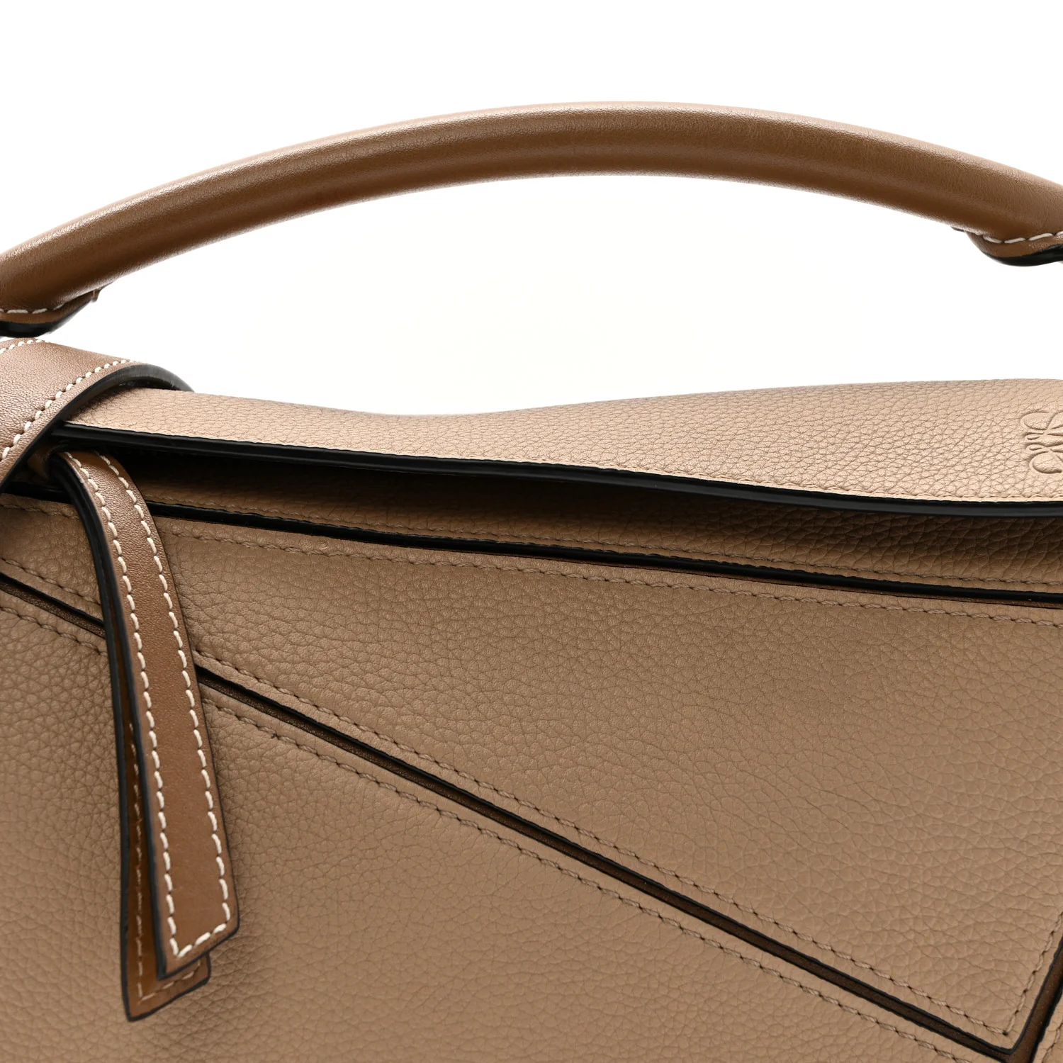 Grained Calfskin Small Puzzle Bag Sand Mink - Image 7