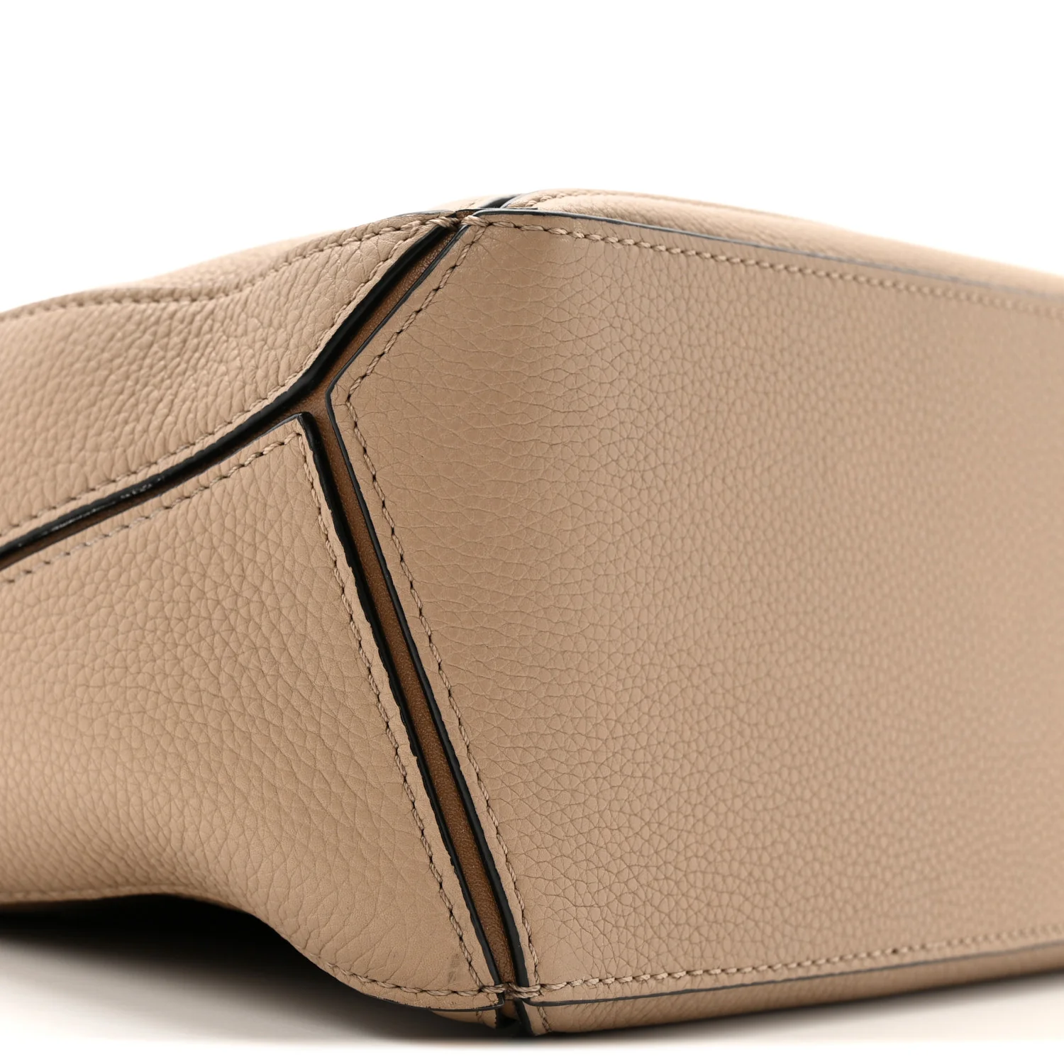 Grained Calfskin Small Puzzle Bag Sand Mink - Image 8