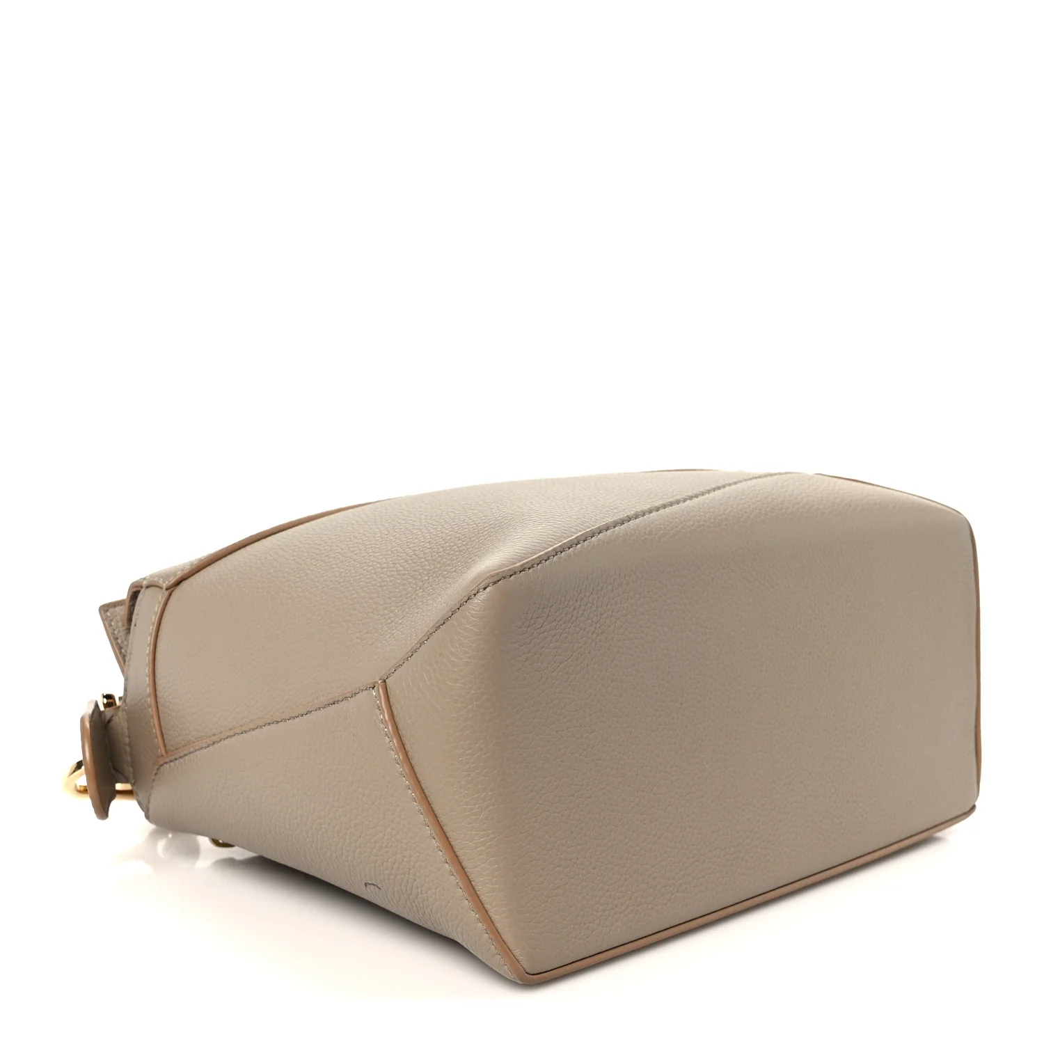 Grained Calfskin Small Puzzle Edge Bag Sand - Image 4