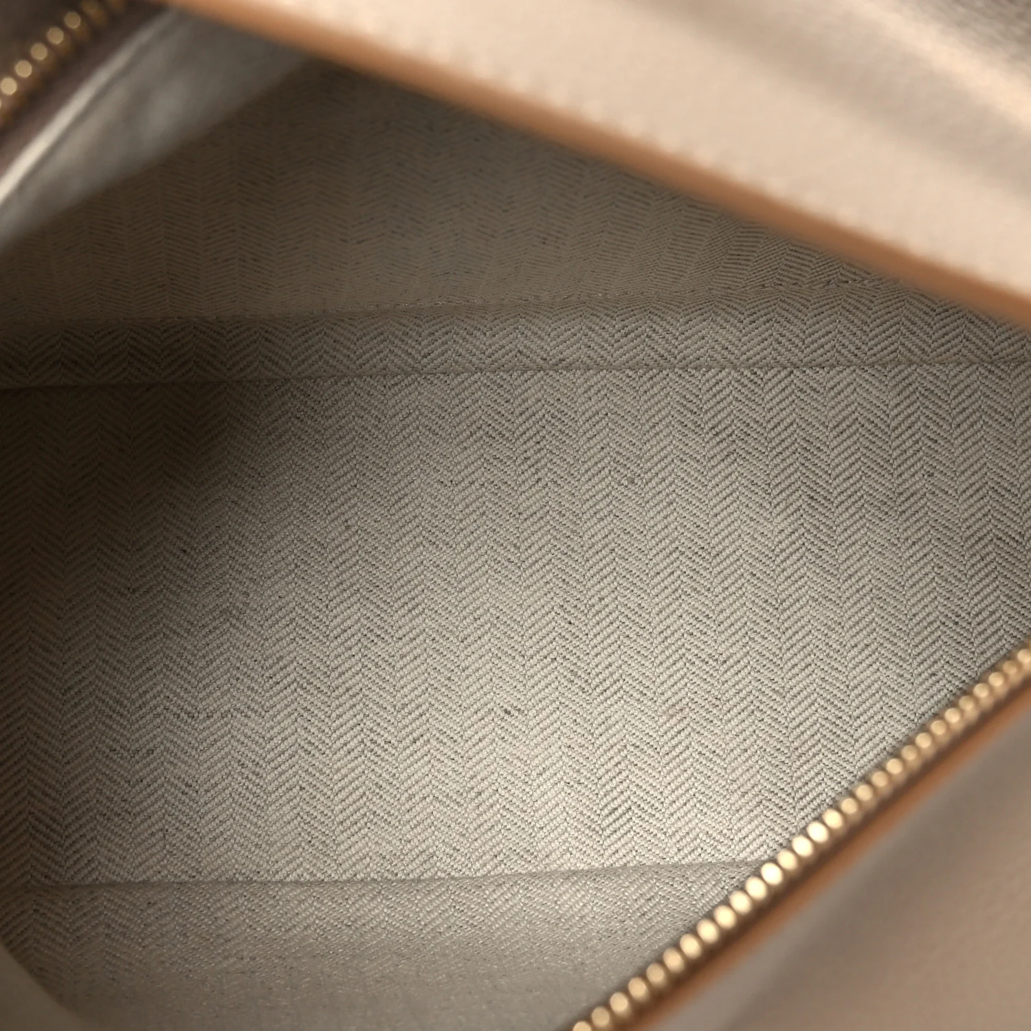 Grained Calfskin Small Puzzle Edge Bag Sand - Image 5