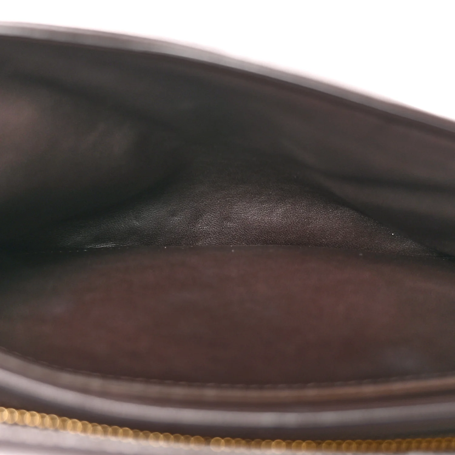 Lambskin Goya Puffer Bag Dark Chocolate - Image 5