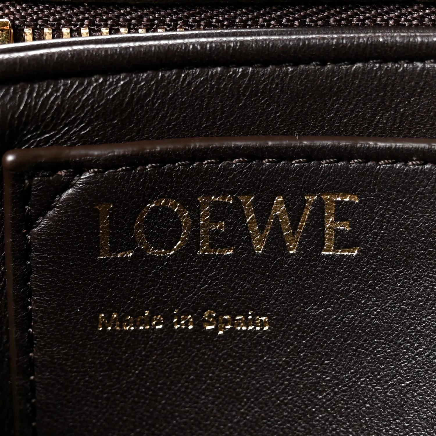 Lambskin Goya Puffer Bag Dark Chocolate - Image 6