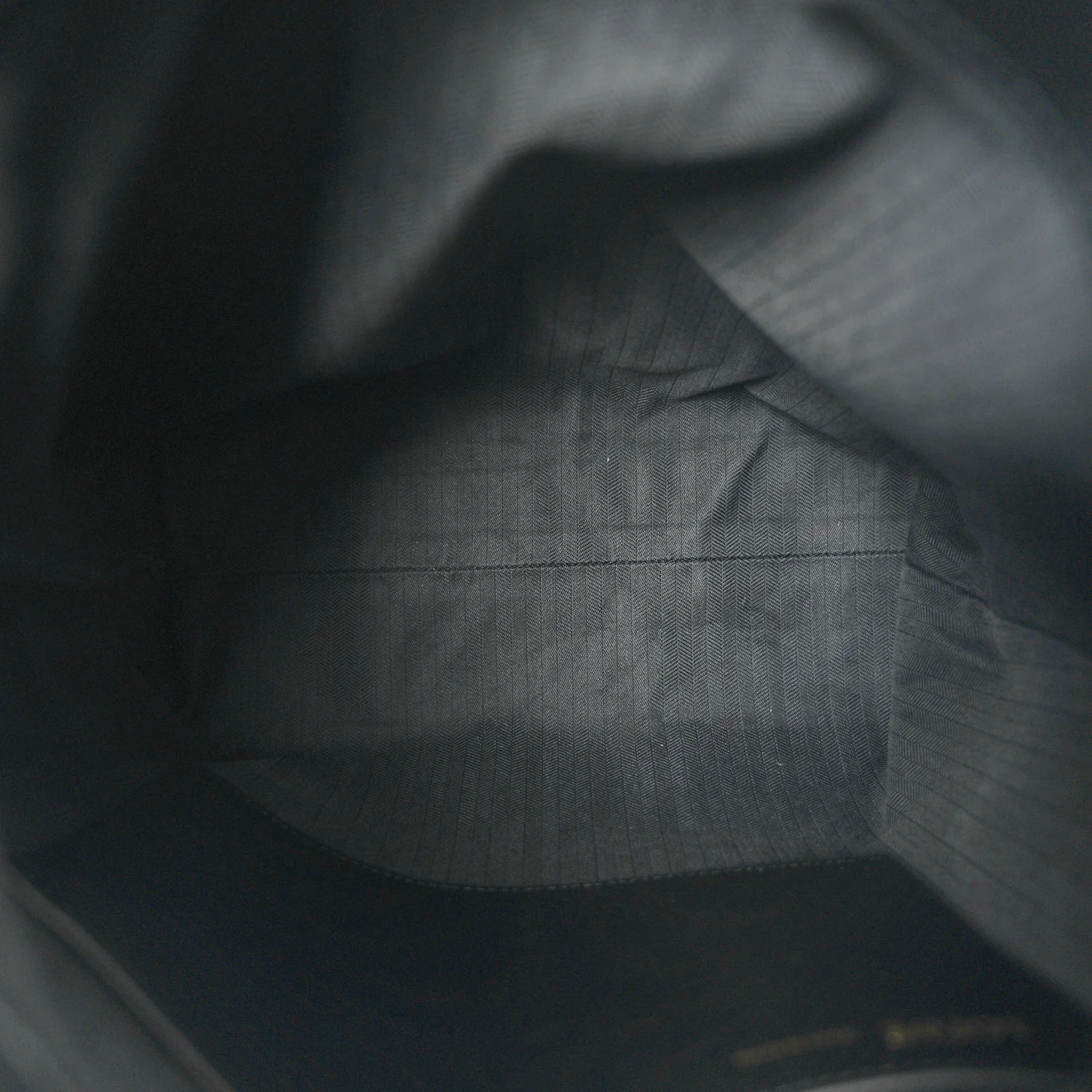 Mellow Nappa Draped Tote Black - Image 5