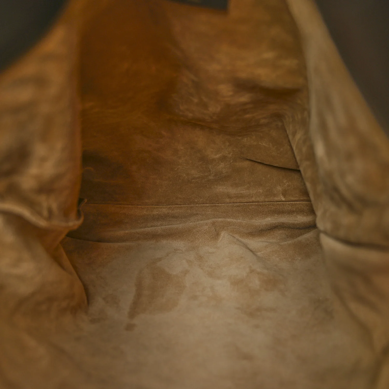 Mellow Nappa Lambskin Flamenco Tote Bag Black Dark Chestnut - Image 5