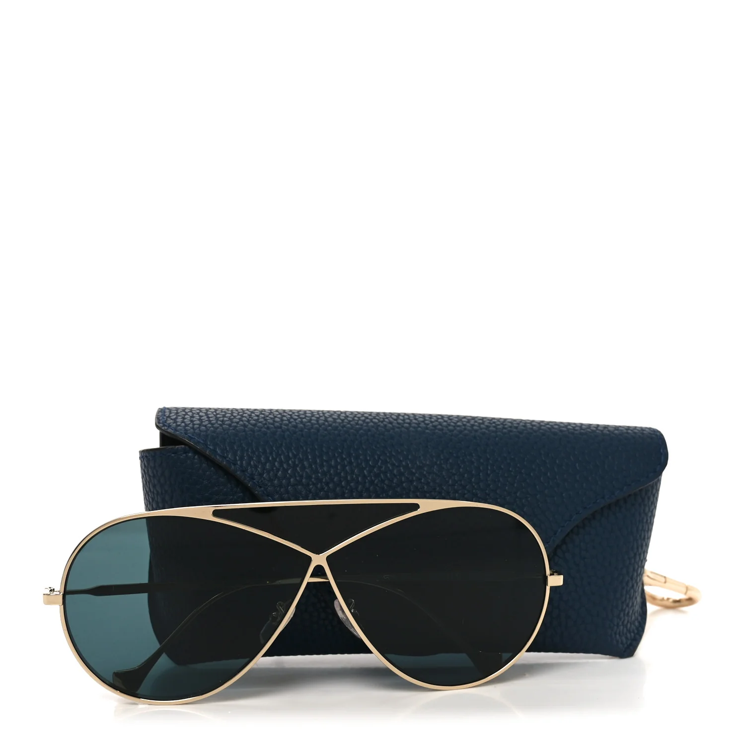 Metal Puzzle Medium Sunglasses LW40010U Gold - Image 7