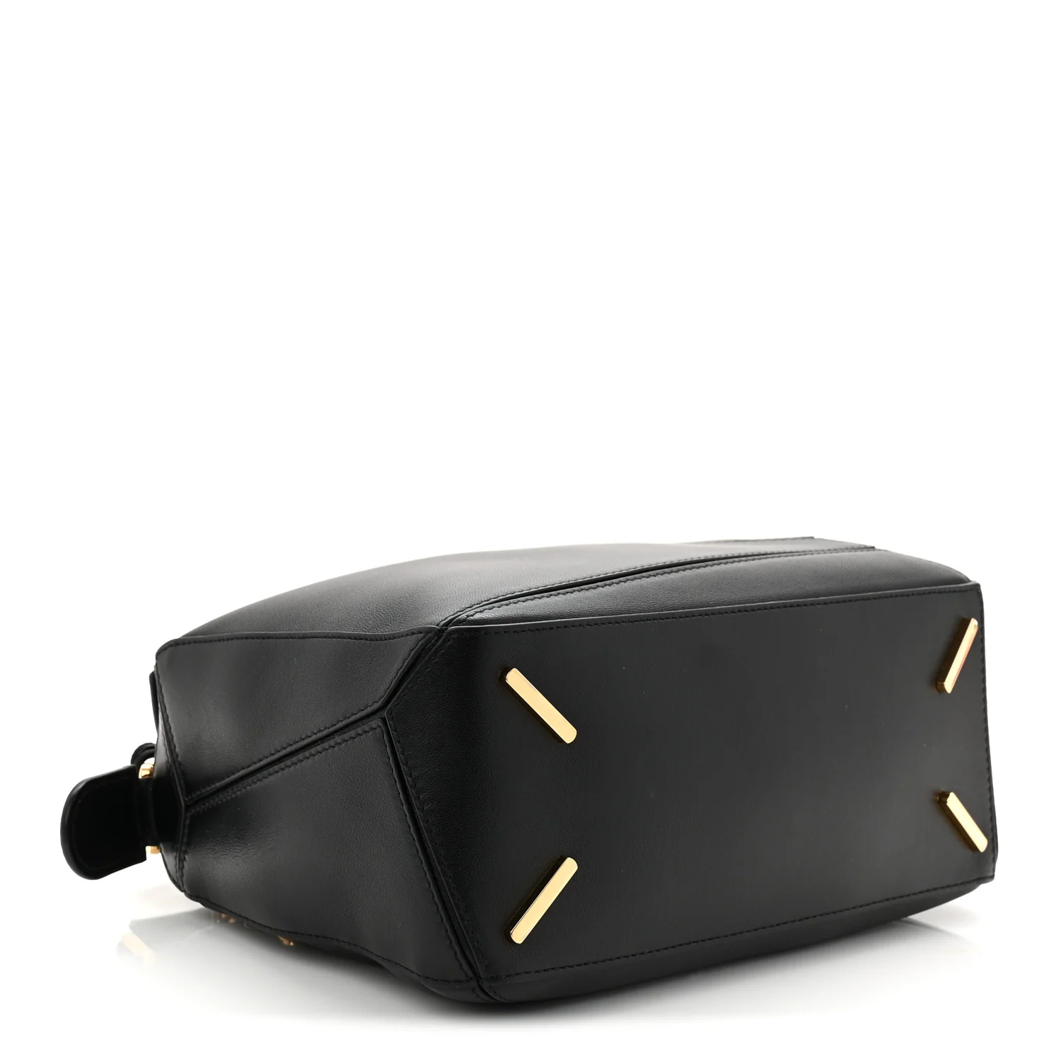 Nappa Lambskin Small Featherlight Puzzle Bag Black - Image 4