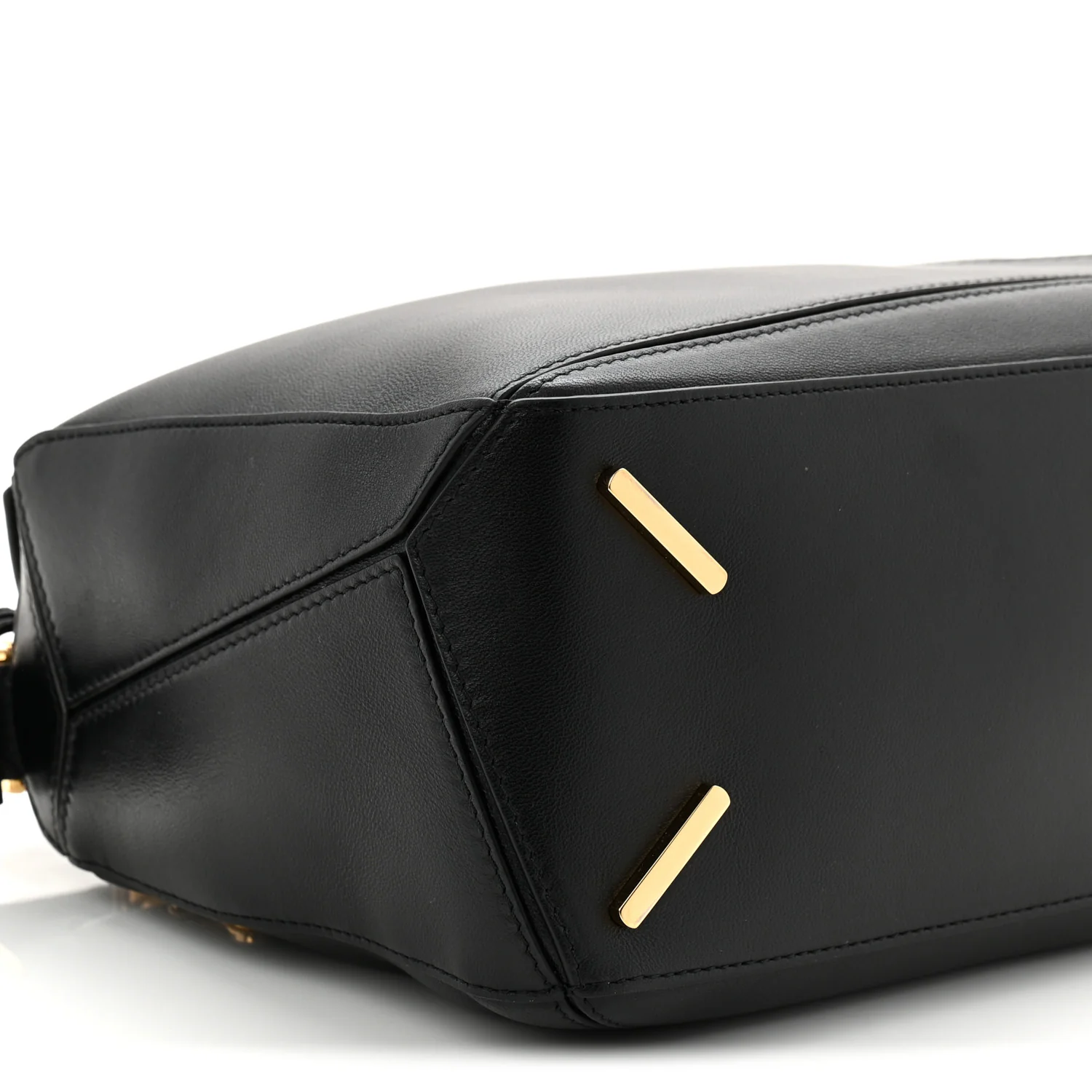 Nappa Lambskin Small Featherlight Puzzle Bag Black - Image 8