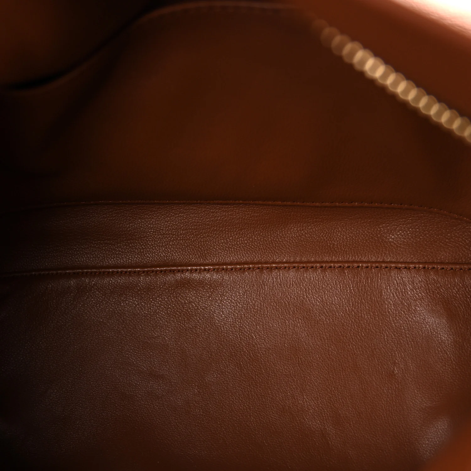 Nappa Lambskin Small Featherlight Puzzle Bag Pecan - Image 5
