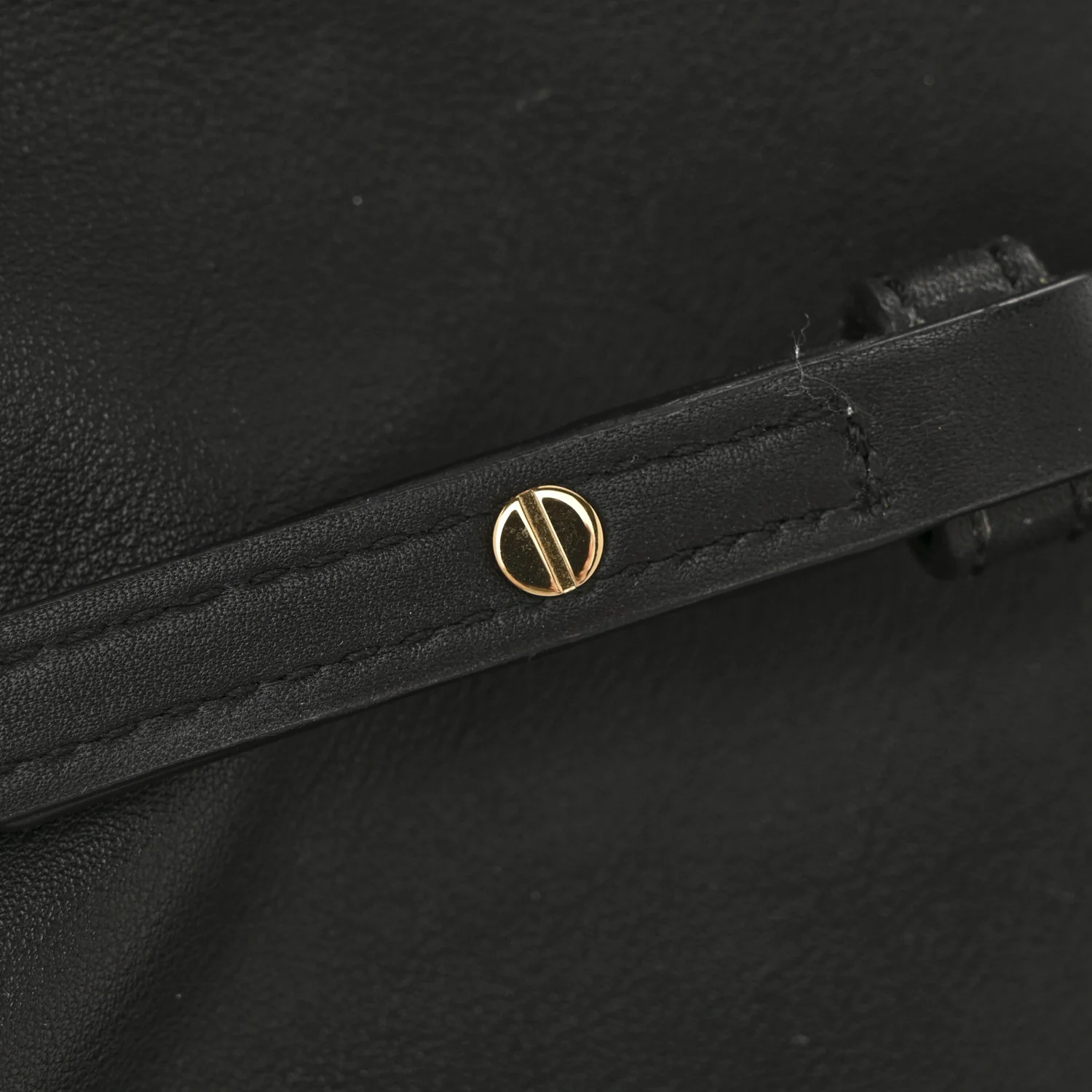 Nappa Medium Flamenco Knot Bag Black - Image 12
