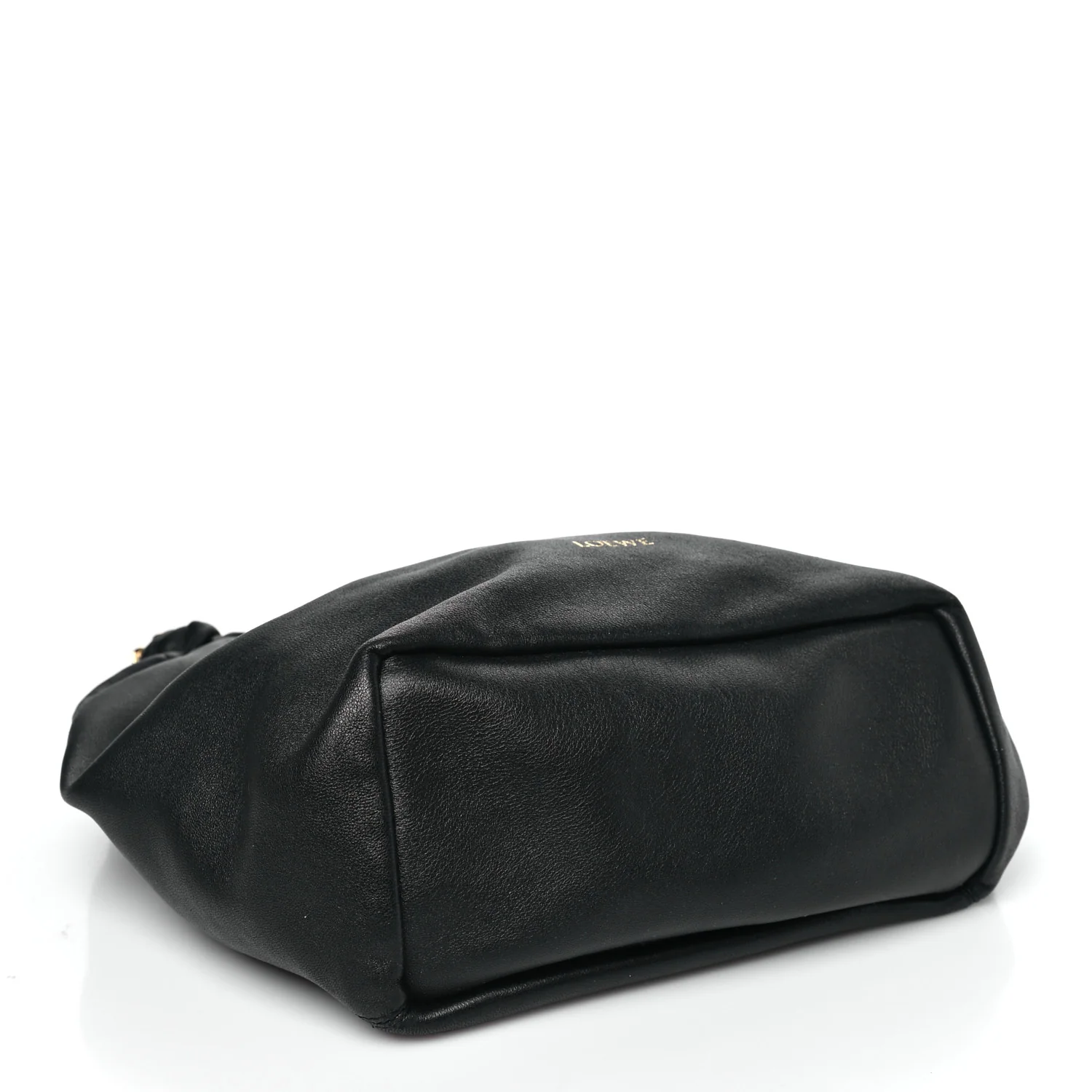 Nappa Small Squeeze Bag Black - Image 4