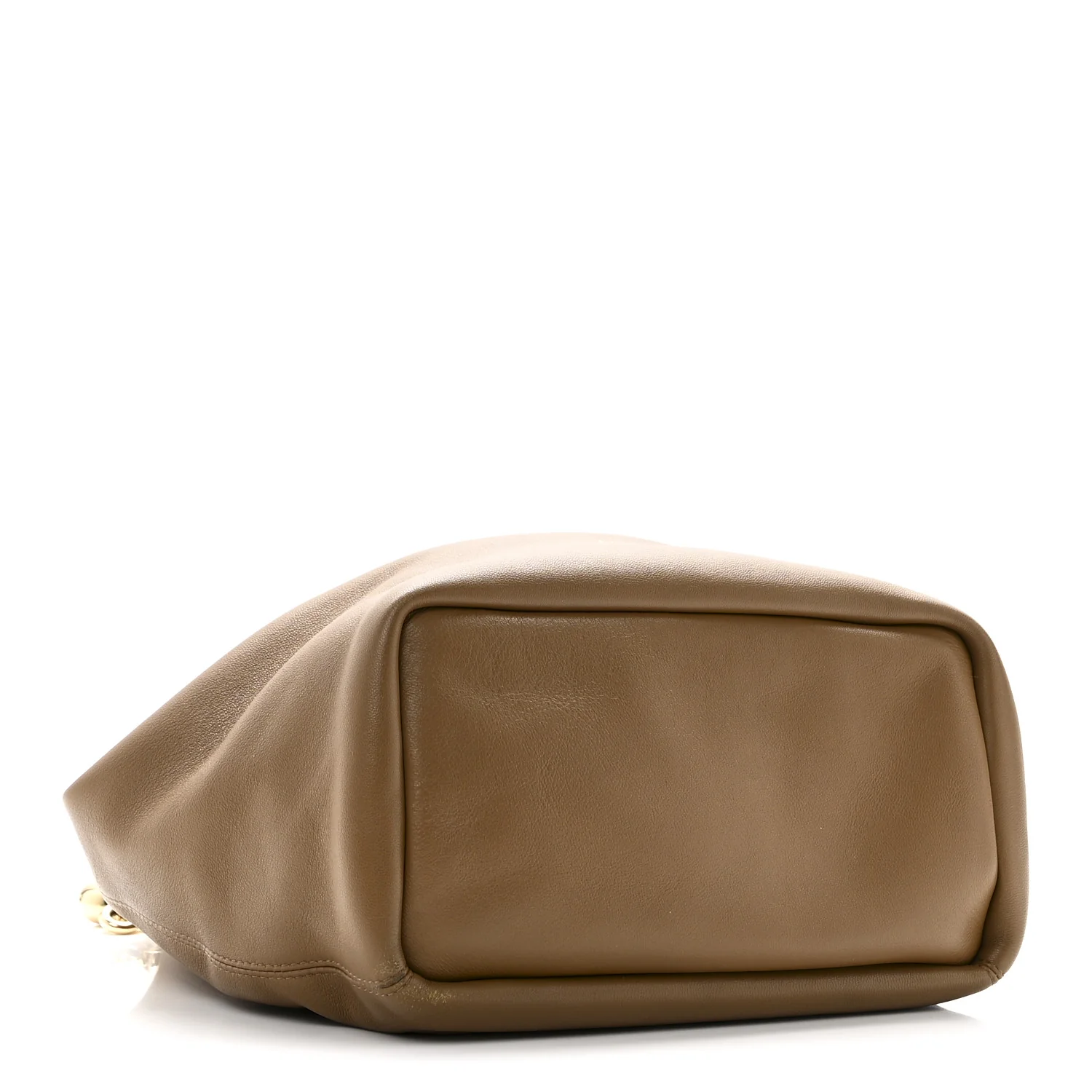 Nappa Small Squeeze Bag Oak - Image 4