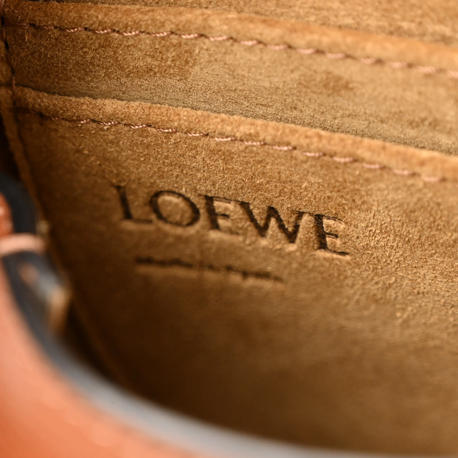 Pebble Grain Calfskin Mini Gate Dual Bag Tan - Image 6