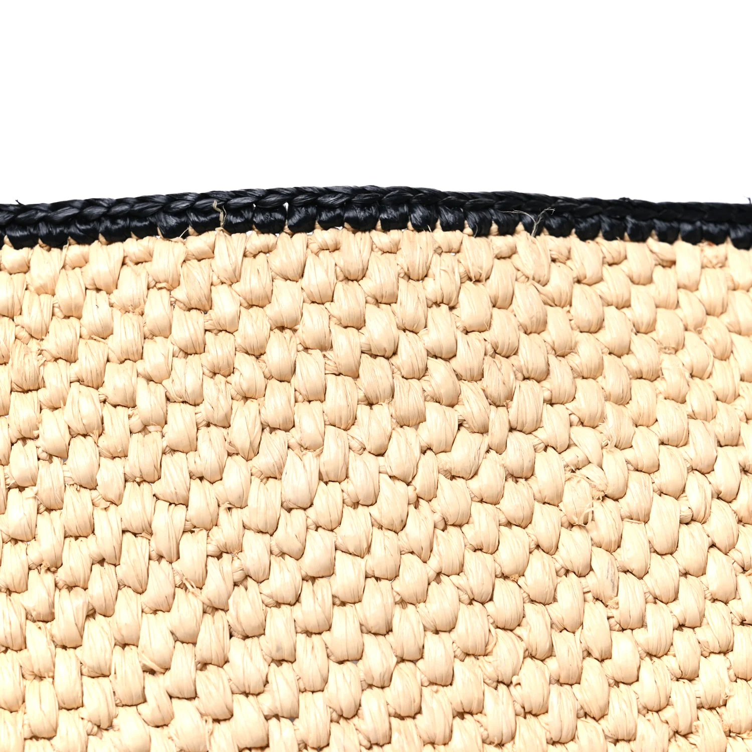 Raffia Large Paula's Ibiza Logo Tote Natural Tan - Image 8