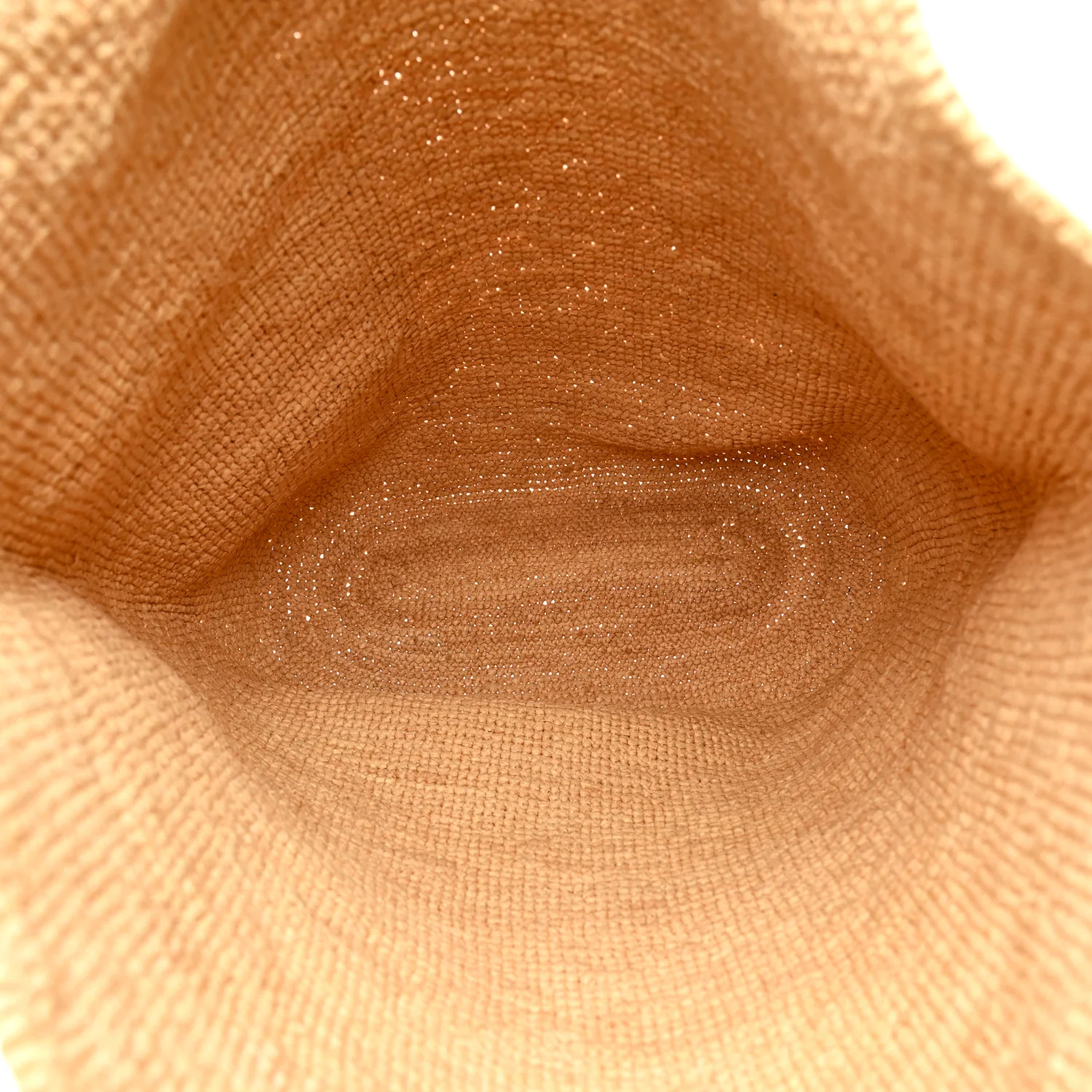 Raffia Slit Tote Bag Natural Tan - Image 5