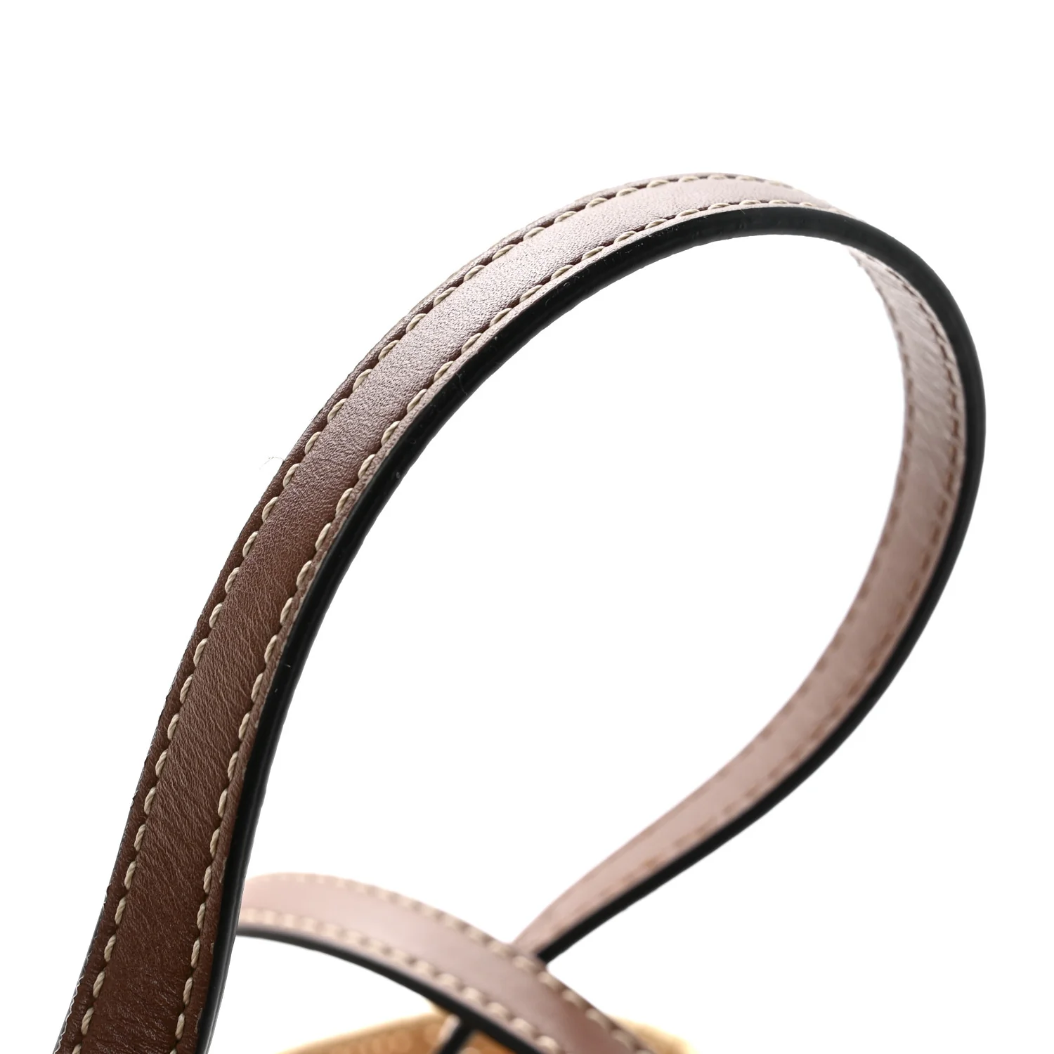 Raffia Small Square Basket Tote Bag Natural Tan - Image 13