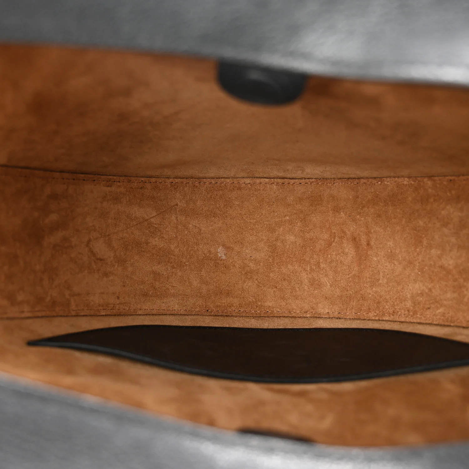 Satin Calfskin Jacquard Luna Bag Black - Image 5