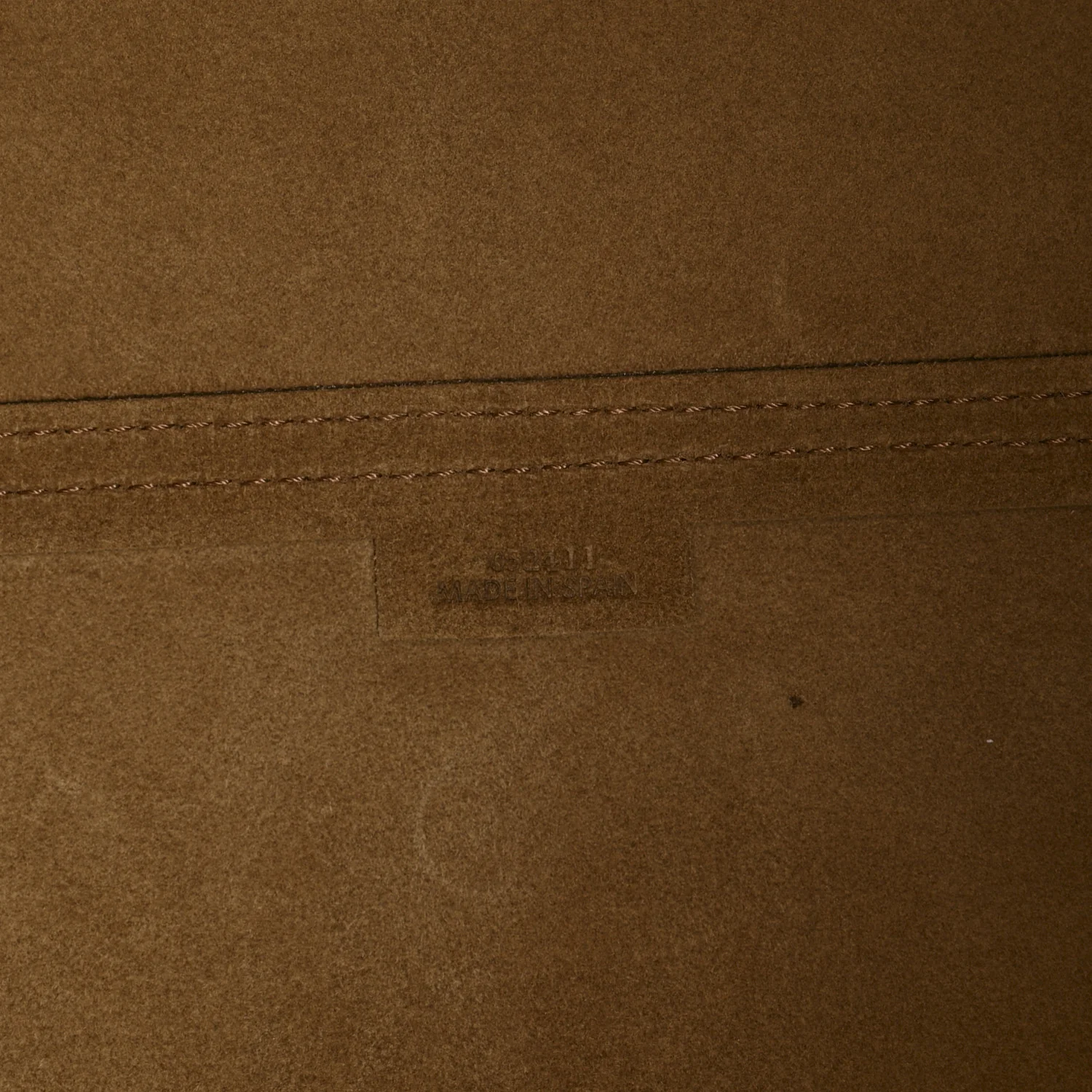 Shiny Calfskin Large Puzzle Fold Tote Dark Khaki Green - Image 7